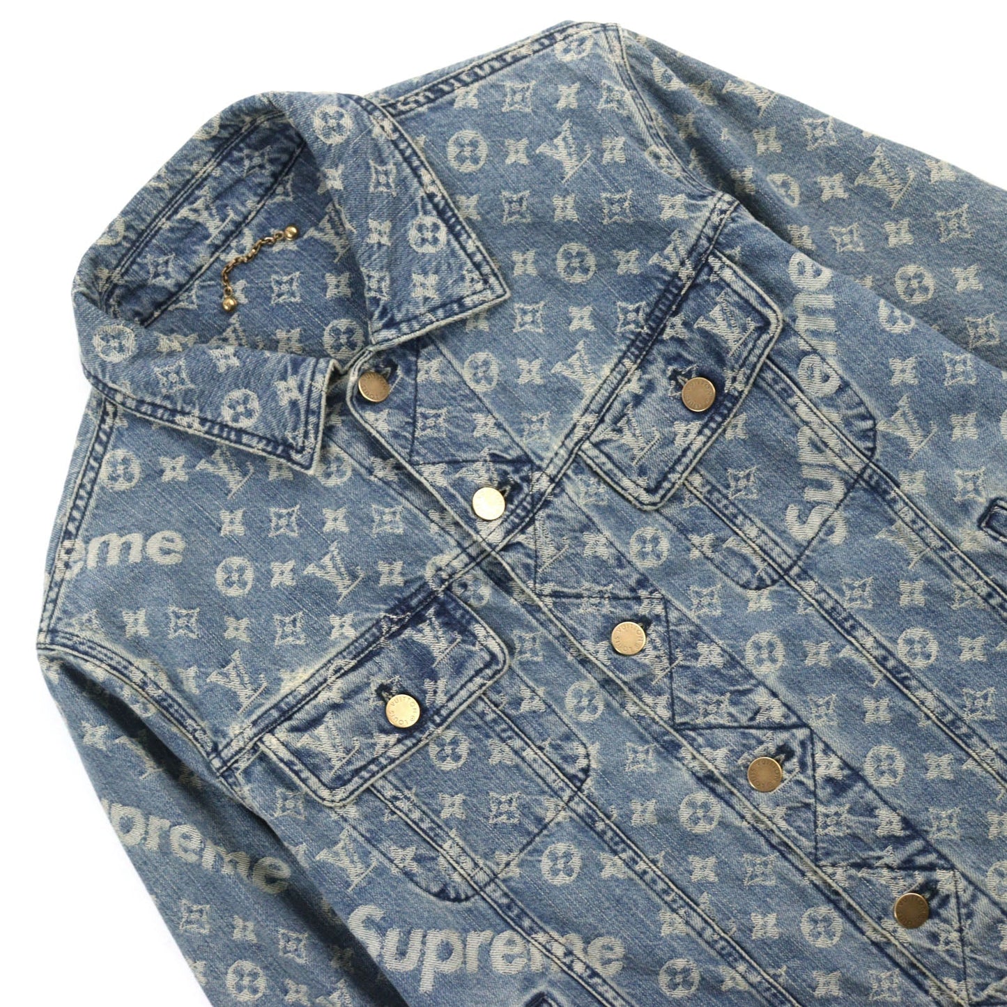 Louis Vuitton Denim Trucker Jacket Light Blue