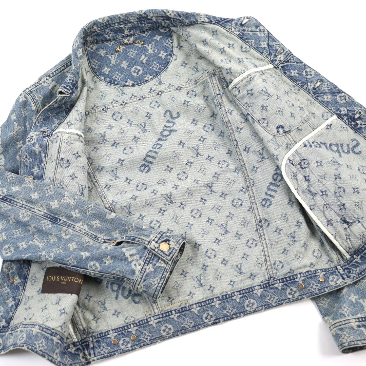 Louis Vuitton Denim Trucker Jacket Light Blue