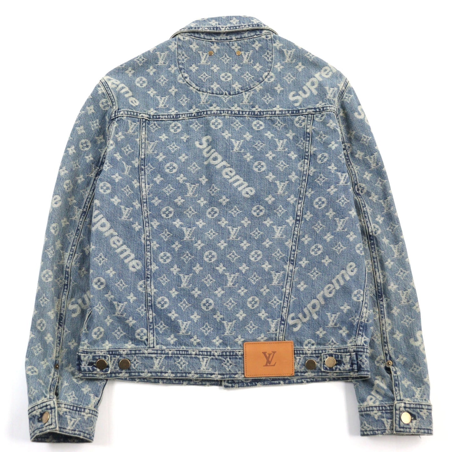 Louis Vuitton Denim Trucker Jacket Light Blue