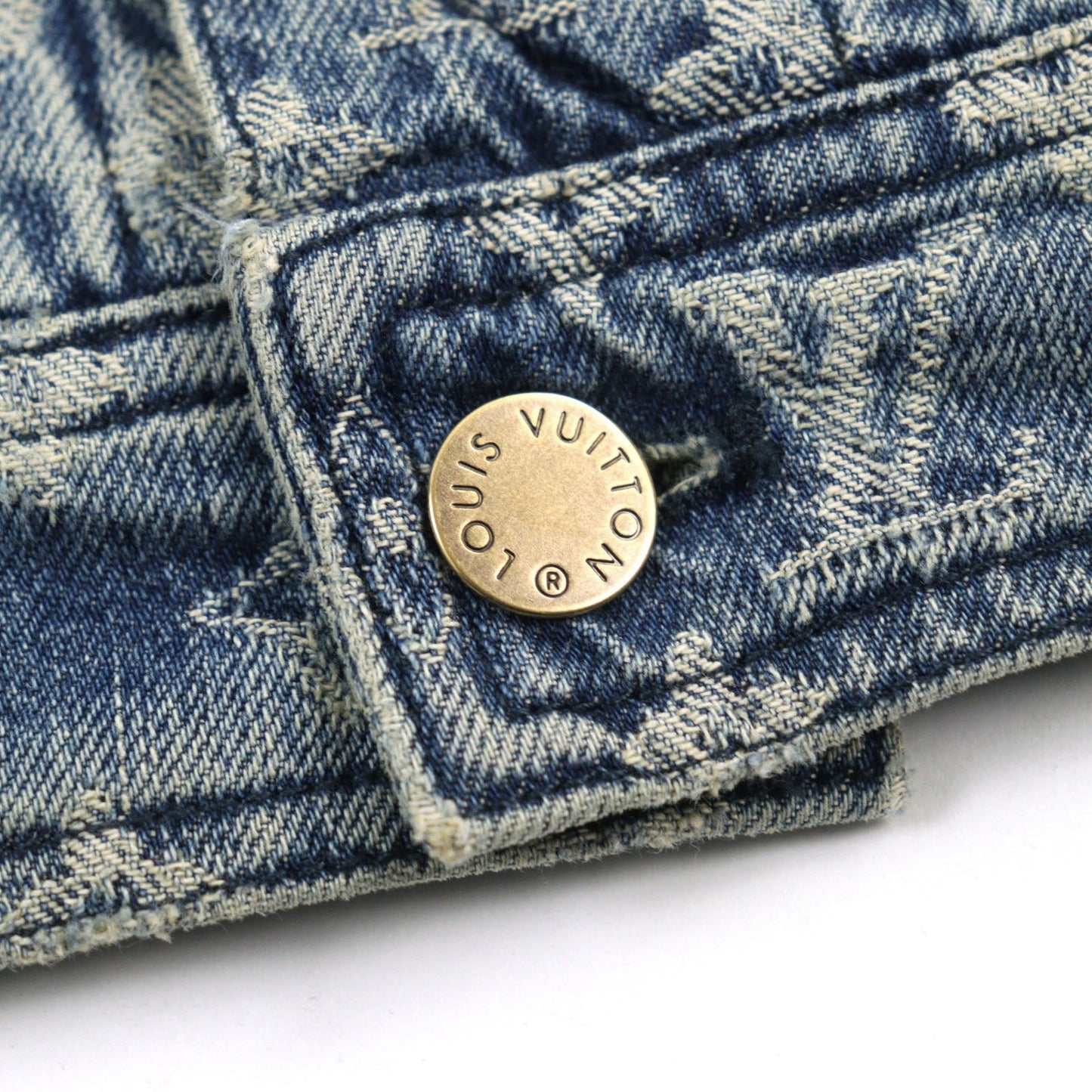 Louis Vuitton Denim Trucker Jacket Light Blue