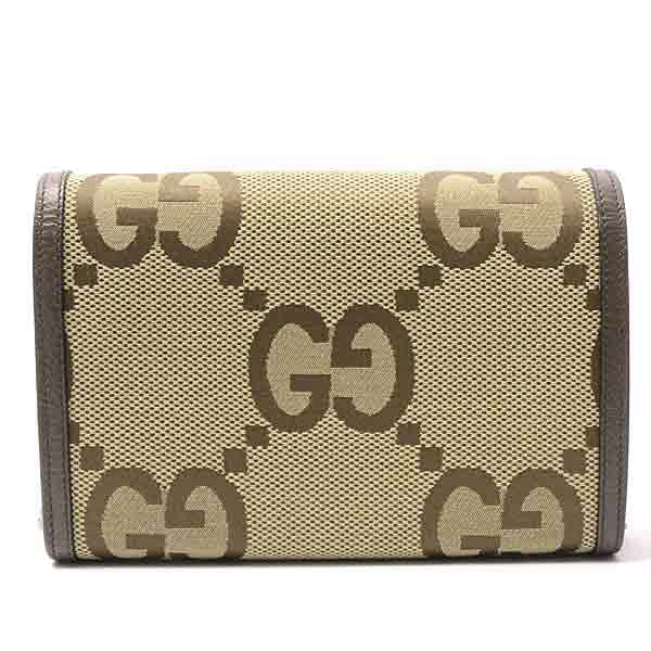 Luxury Gucci Trending 2025 Canvas Jumbo GG Dionysus Chain Wallet Khaki