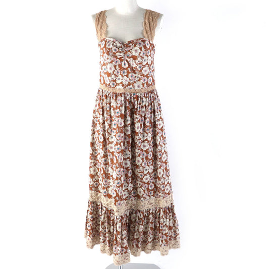 Luxury Gucci Trending 2025 Floral Lace Twill Dress 42