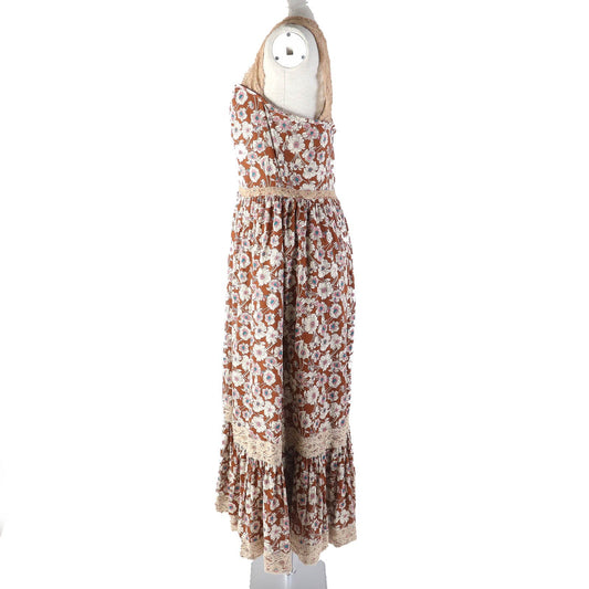 Luxury Gucci Trending 2025 Floral Lace Twill Dress 42