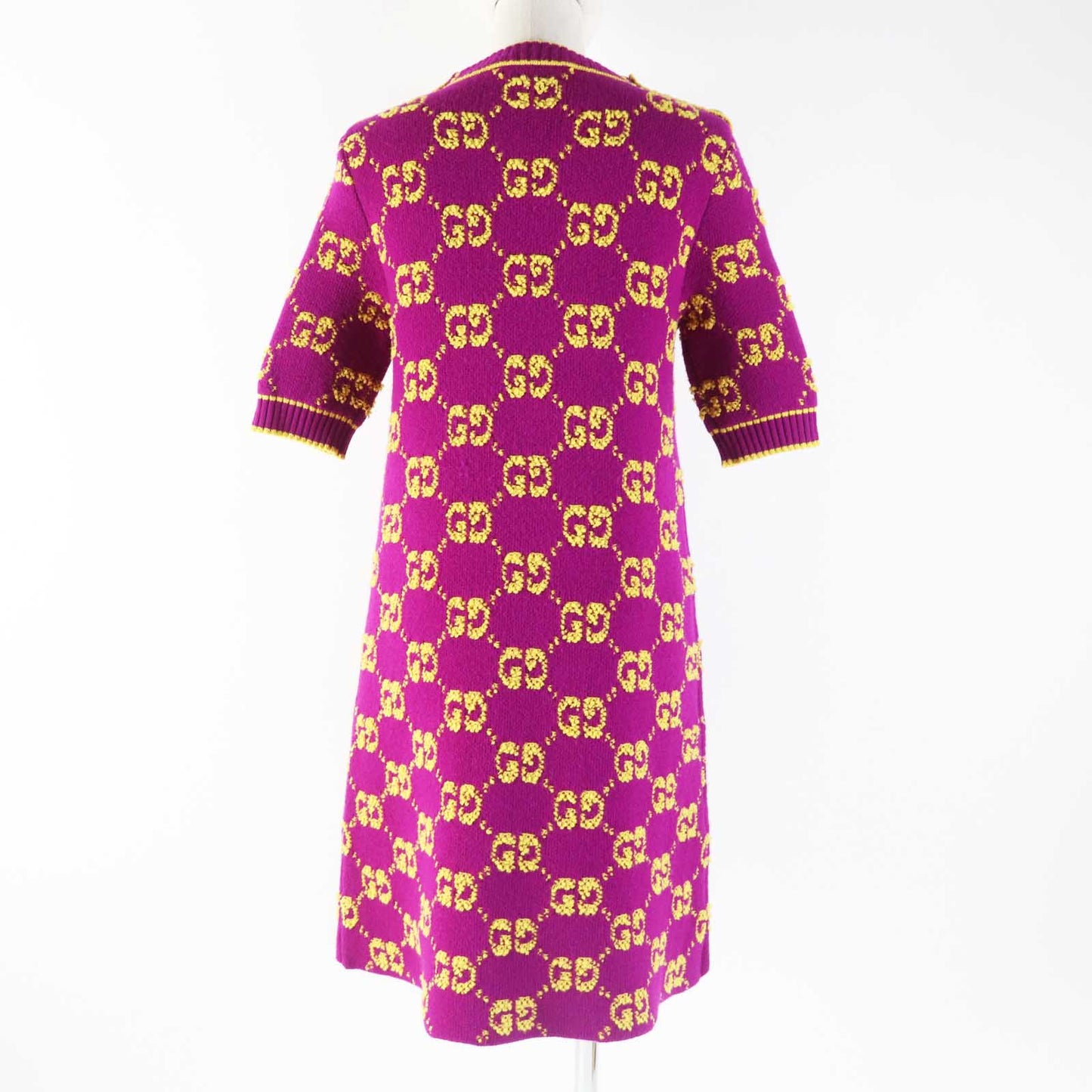Luxury Gucci Trending 2025 GG Wool Jacquard Dress XS