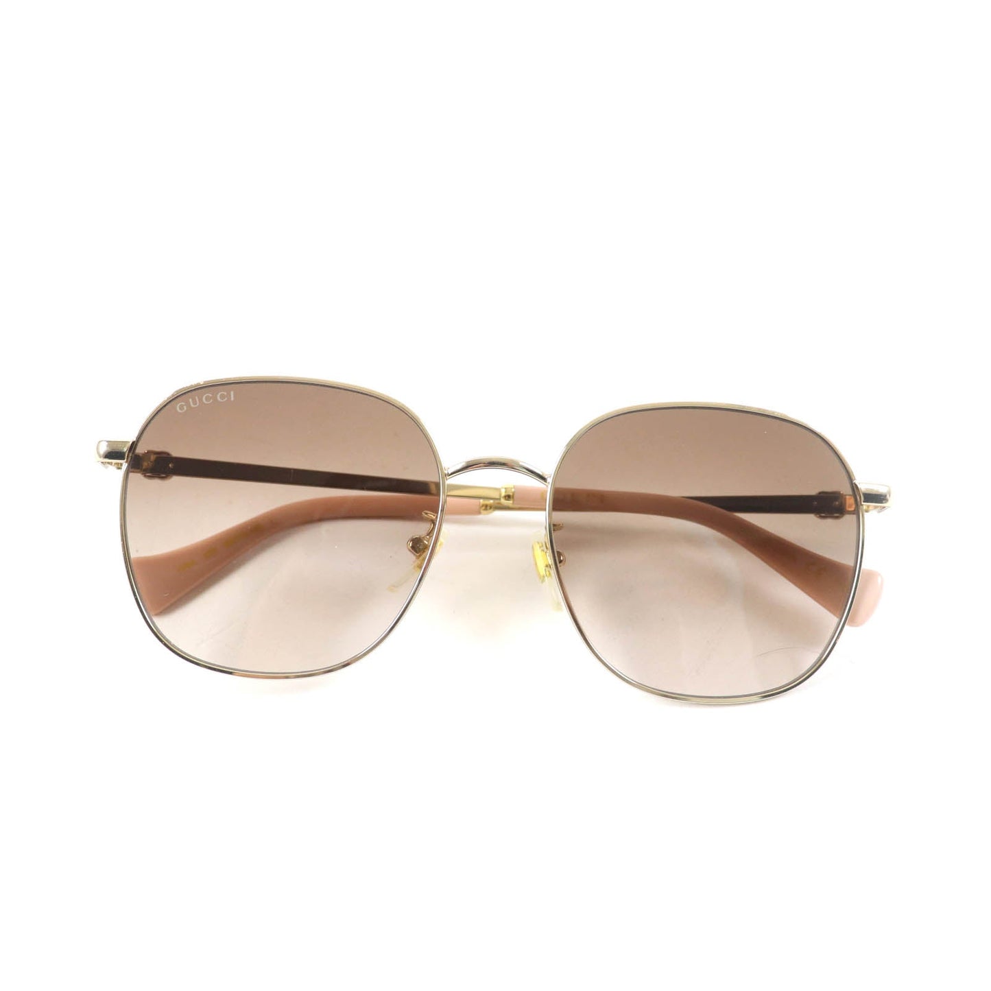 Luxury Gucci Trending 2025 GG1142SA-002 Sunglasses Gold Pink Women
