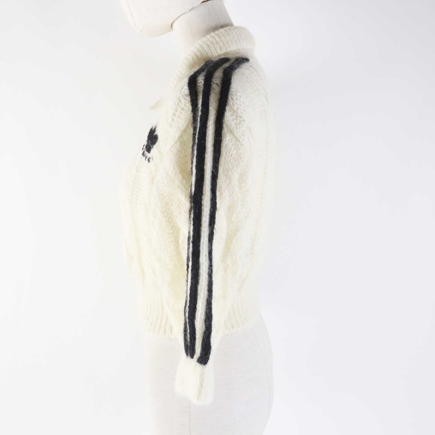 Luxury Gucci Trending 2025 adidas Mohair Nylon Wool Buttoned Knit XS