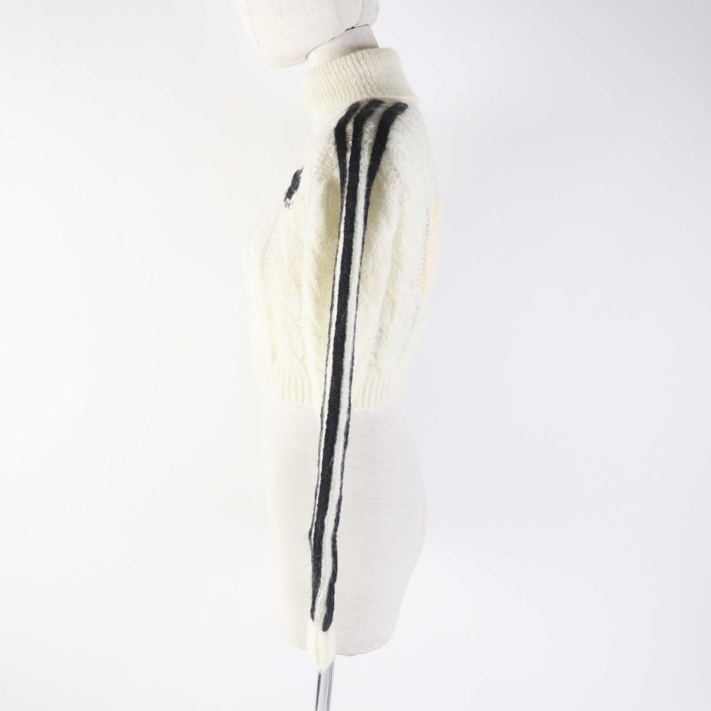 Luxury Gucci Trending 2025 Mohair Nylon Turtleneck Cropped Knit XS