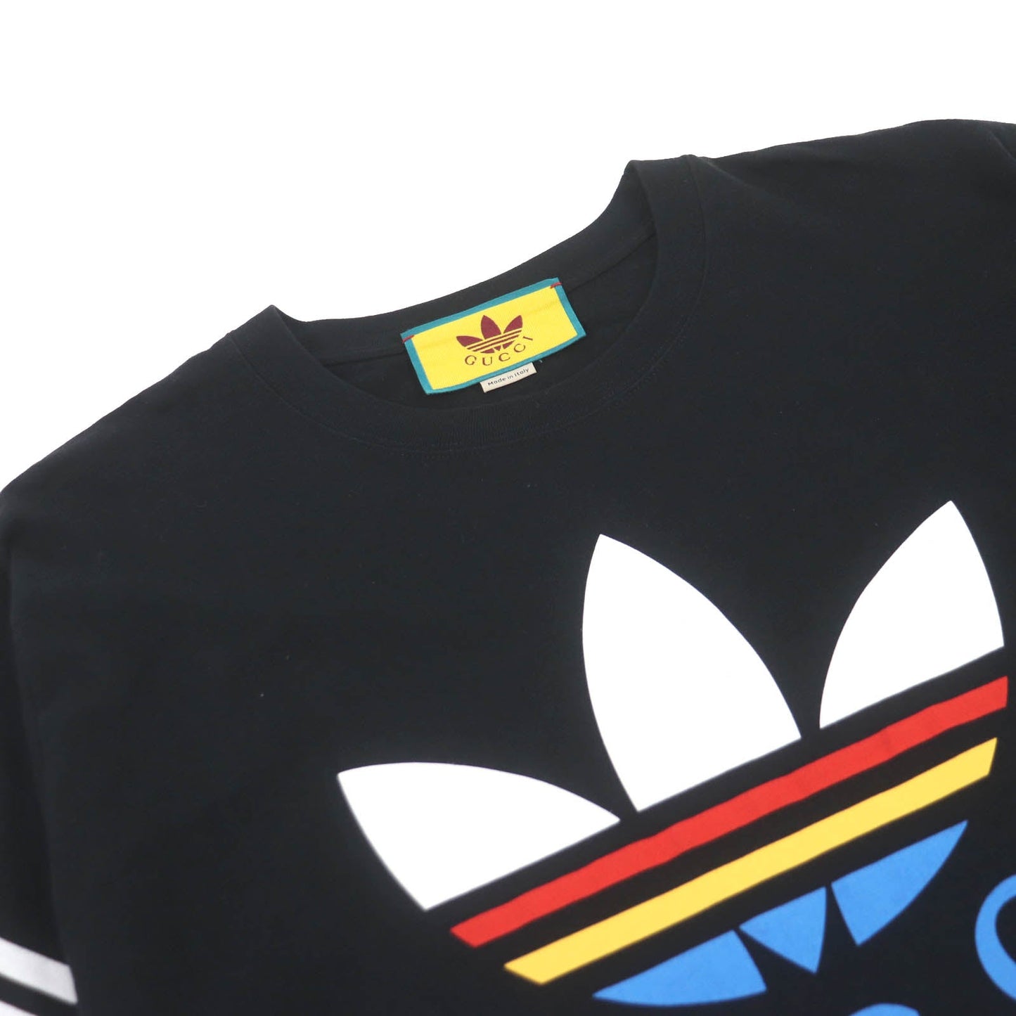 Luxury Gucci Trending 2025 adidas Trefoil Logo T-shirt Black S