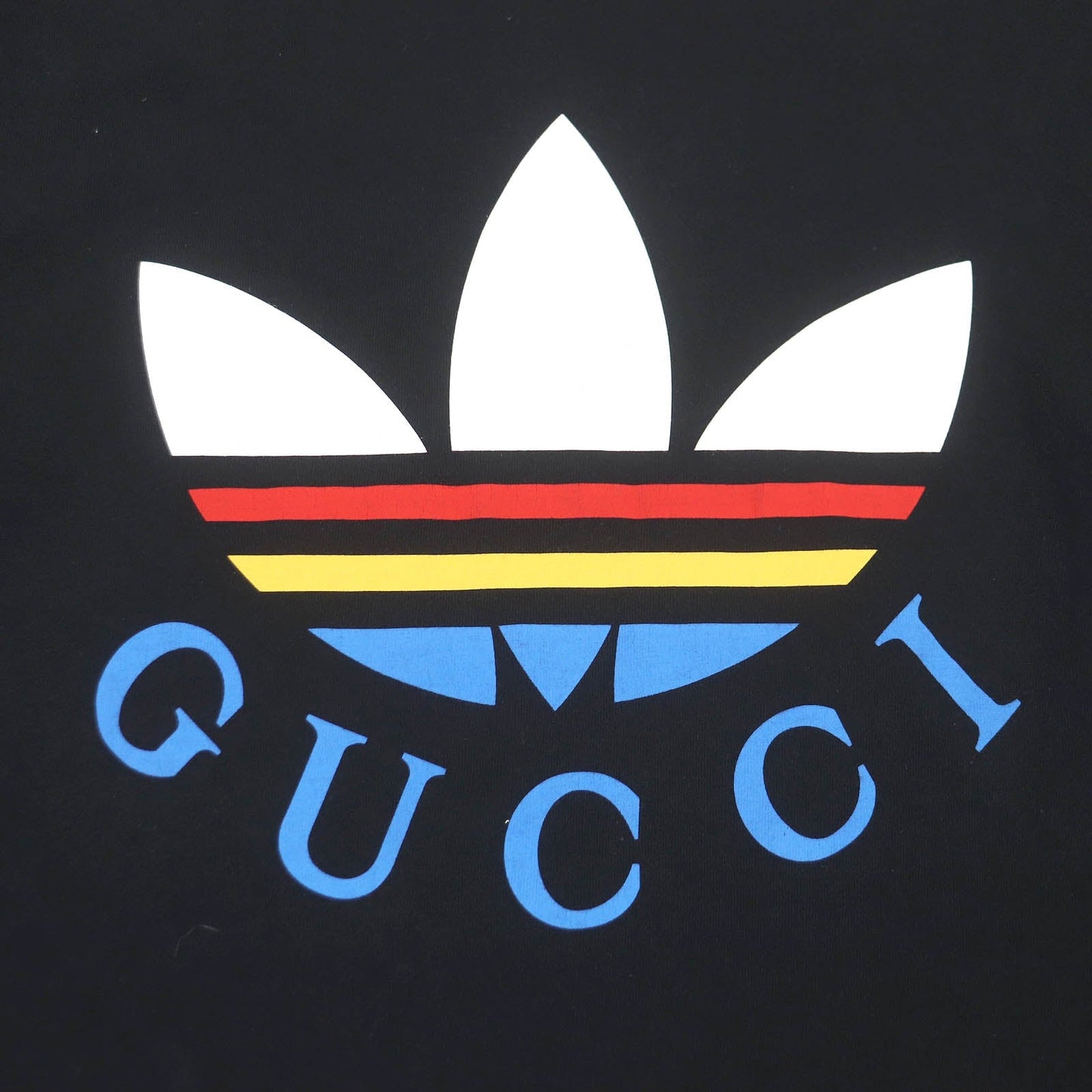 Luxury Gucci Trending 2025 adidas Trefoil Logo T-shirt Black S