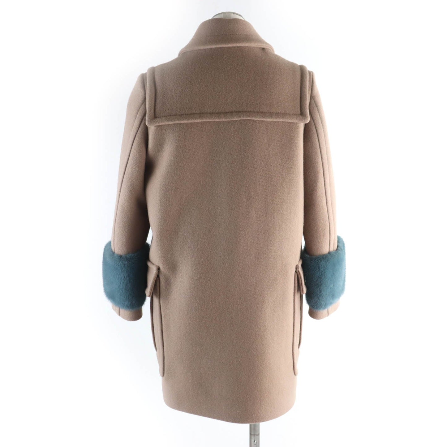 Luxury Gucci Trending 2025 Wool Leather Mink Duffel Coat Women