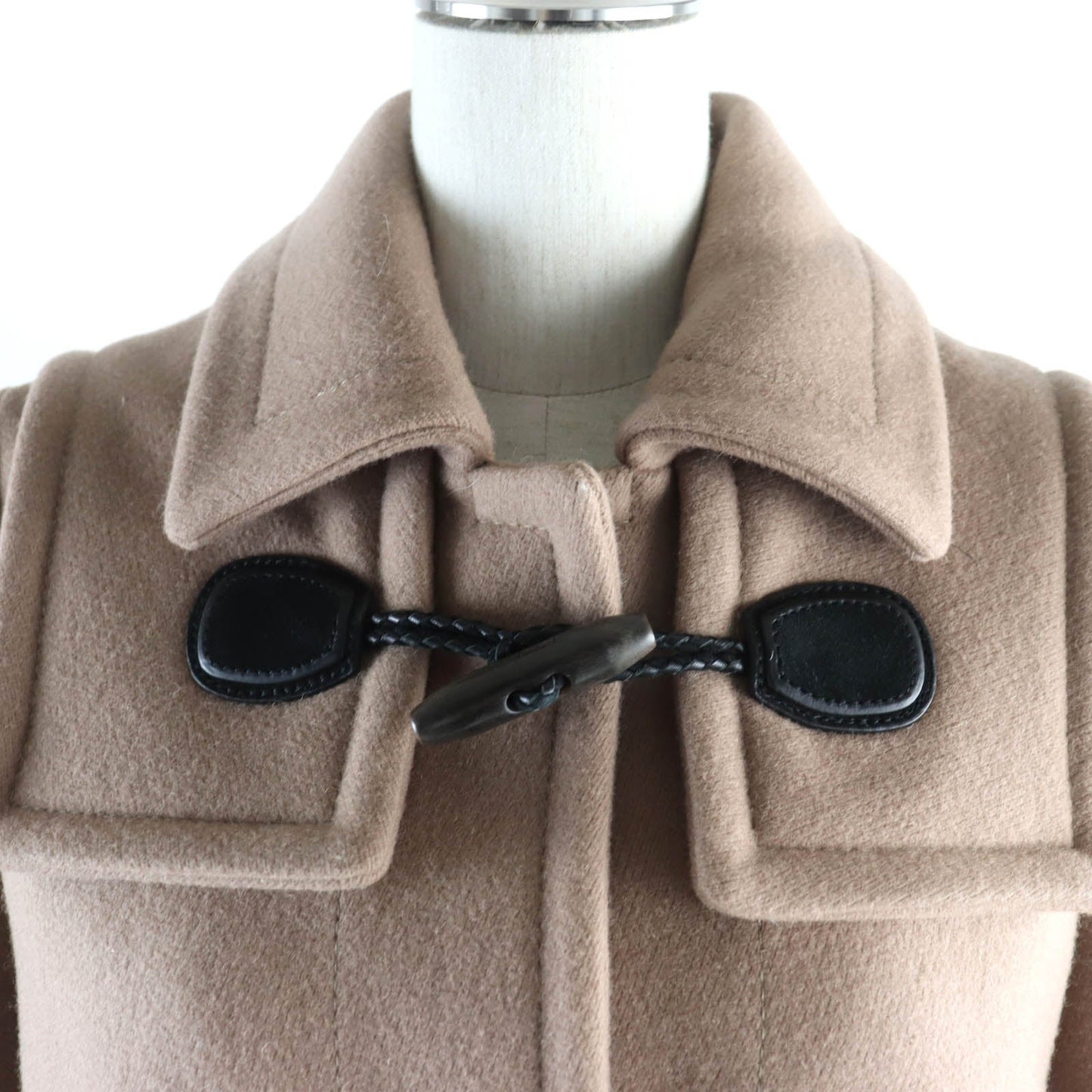 Luxury Gucci Trending 2025 Wool Leather Mink Duffel Coat Women
