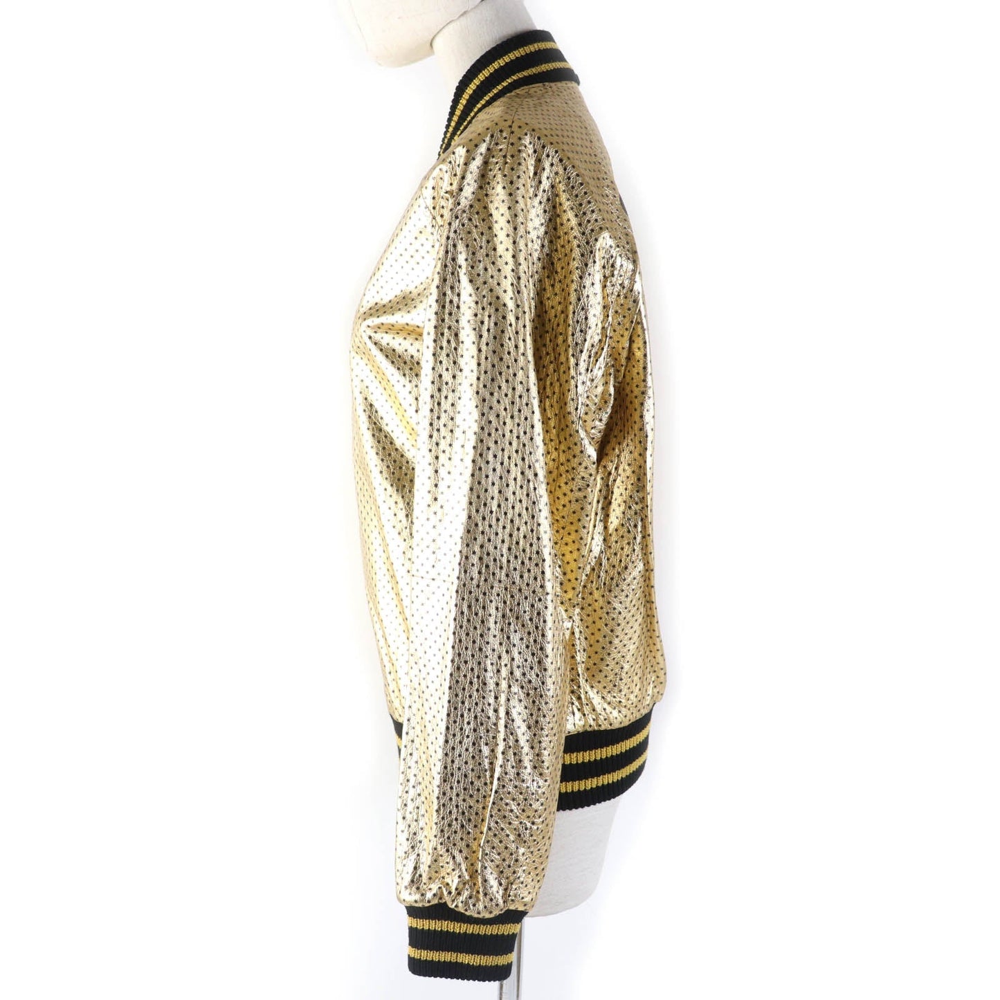 Luxury Gucci Trending 2025 Lambskin Bomber Jacket with GUCCY Logo