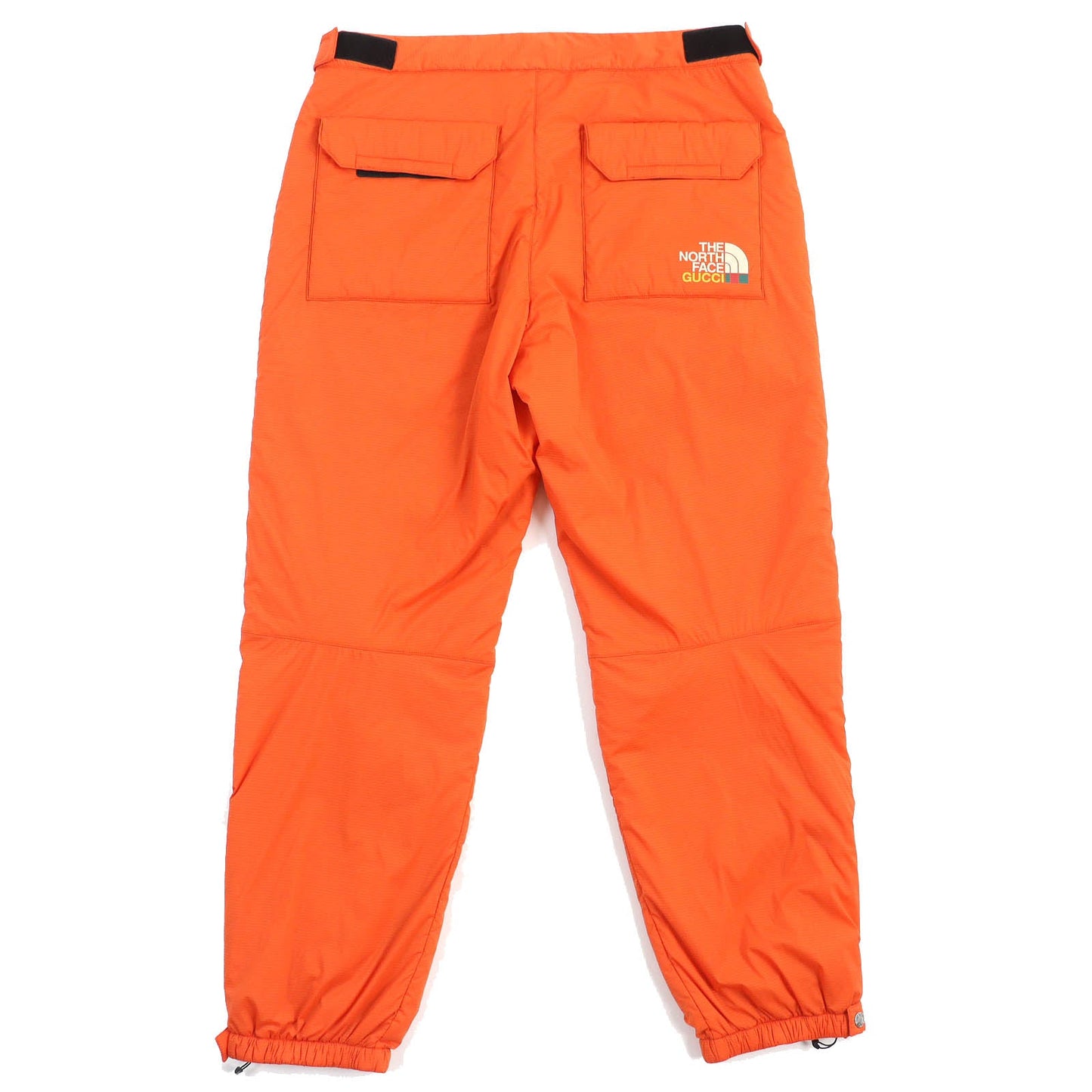 Luxury Gucci Trending 2025 The North Face Logo Padded Cargo Pants Orange L