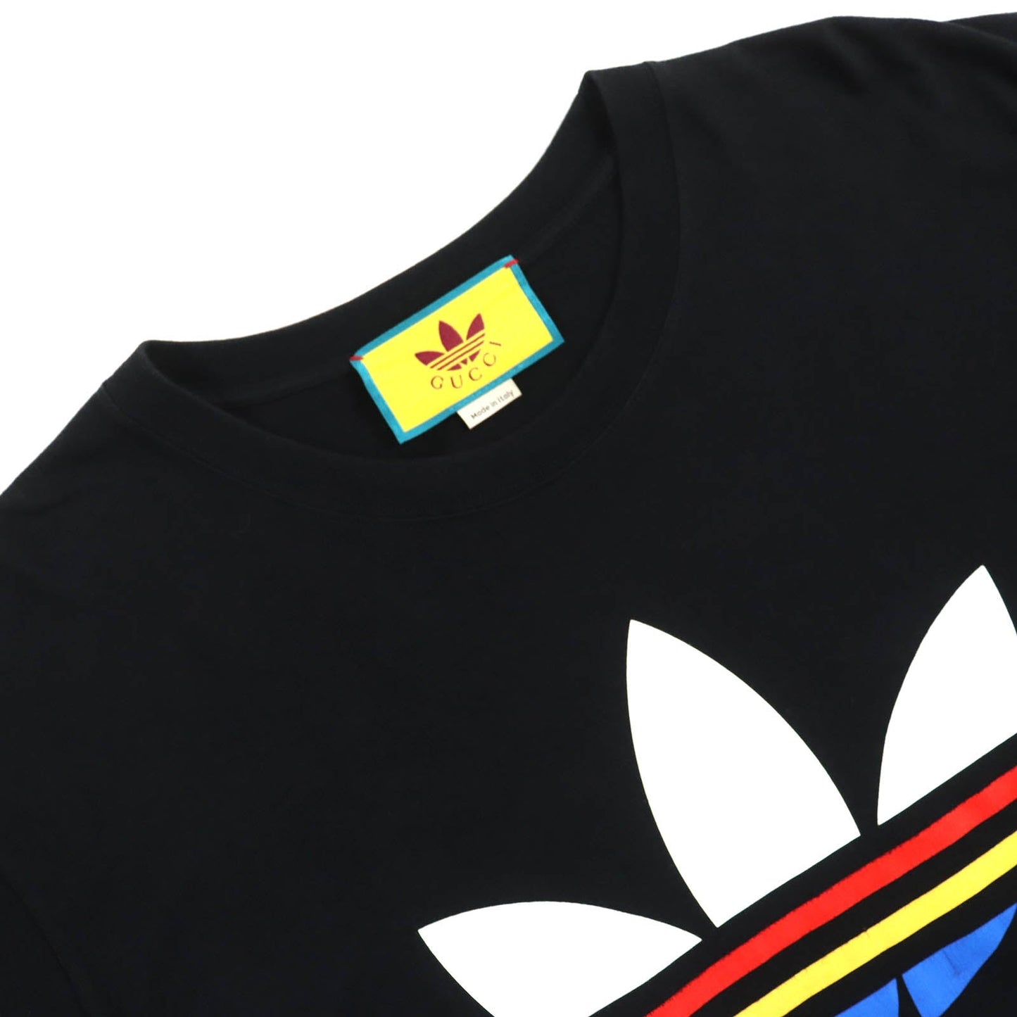 Luxury Gucci Trending 2025 adidas Trefoil Logo T-shirt Black M