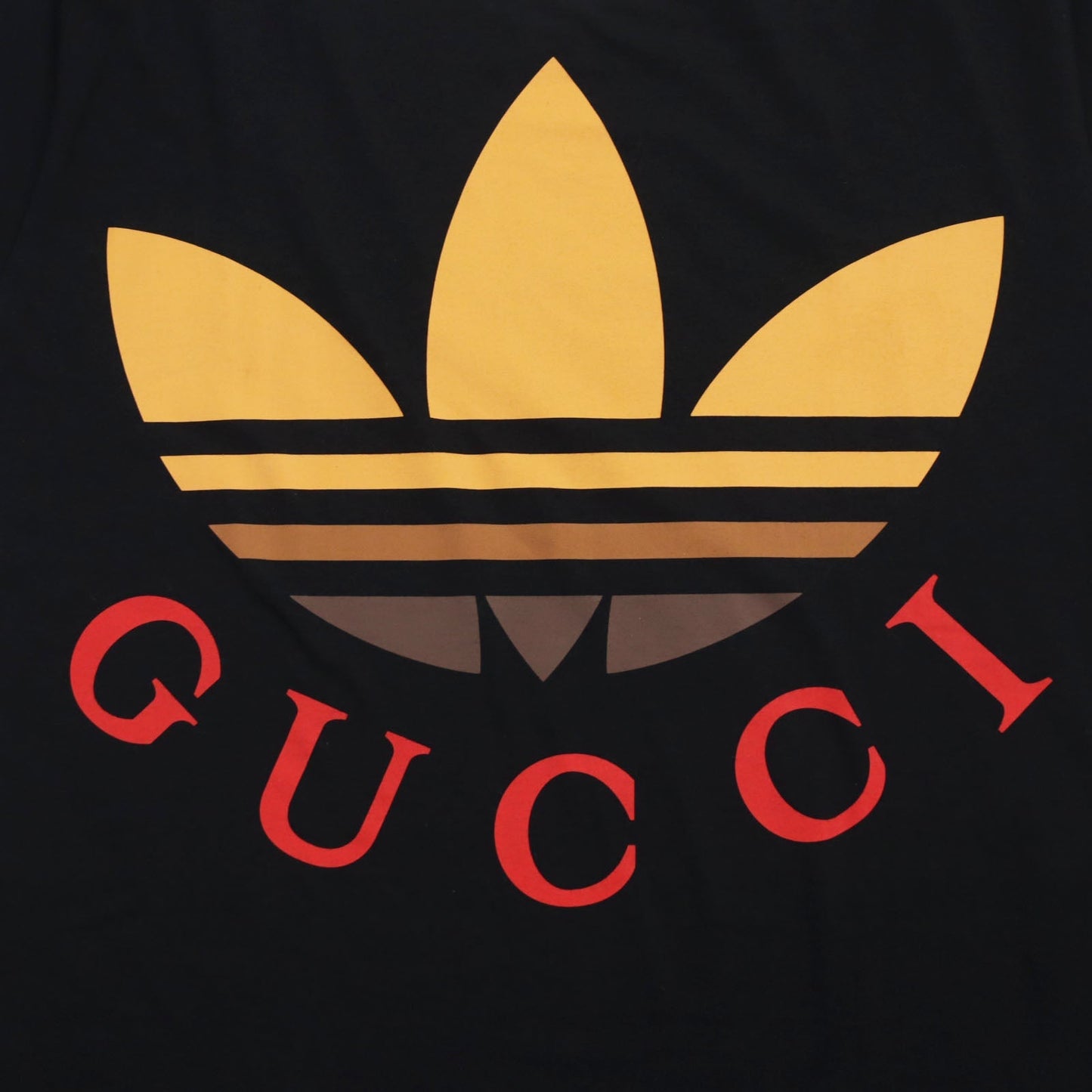 Luxury Gucci Trending 2025 Cotton Trefoil Print T-shirt Black S
