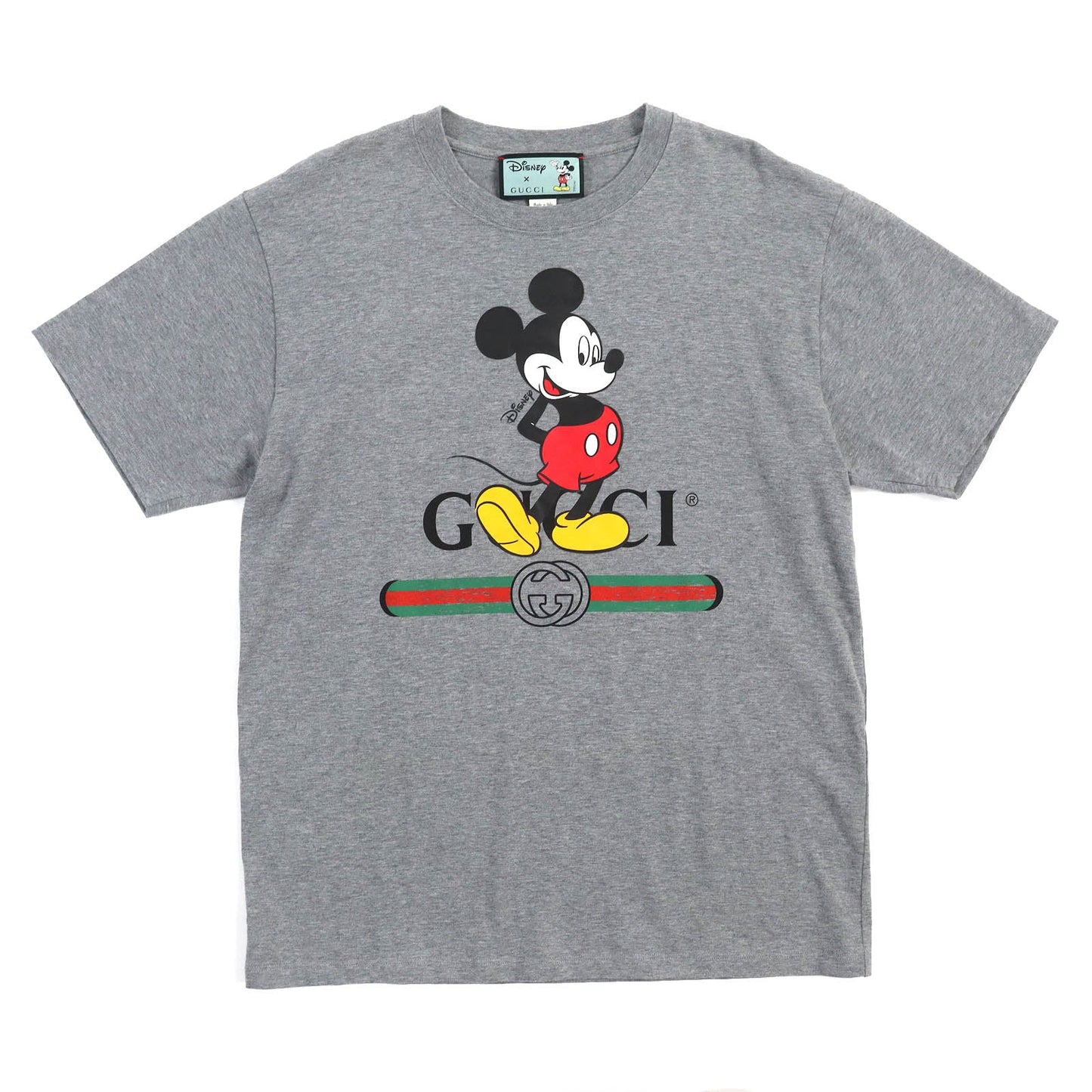 Luxury Gucci Trending 2025 Disney Mickey Mouse Print Oversized T-shirt XS