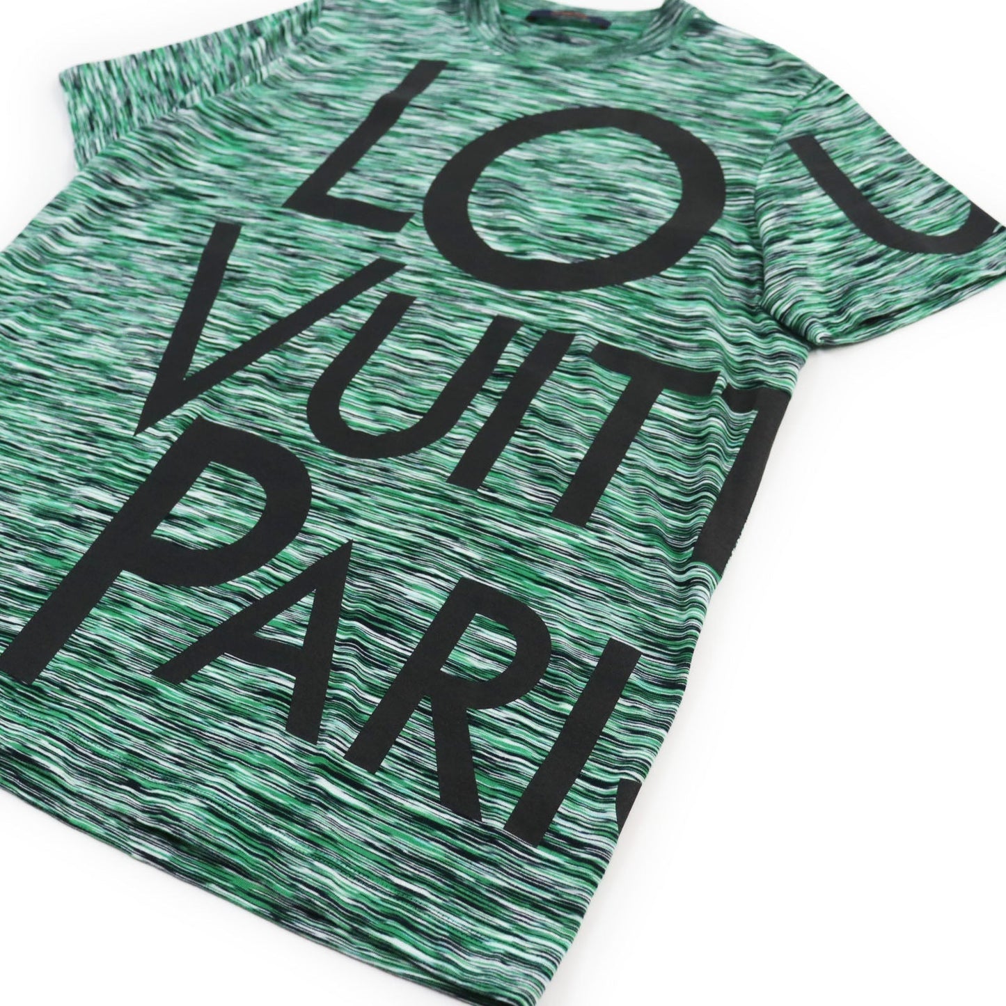 LOUIS VUITTON Short sleeve T-shirt HGY12W cotton green S