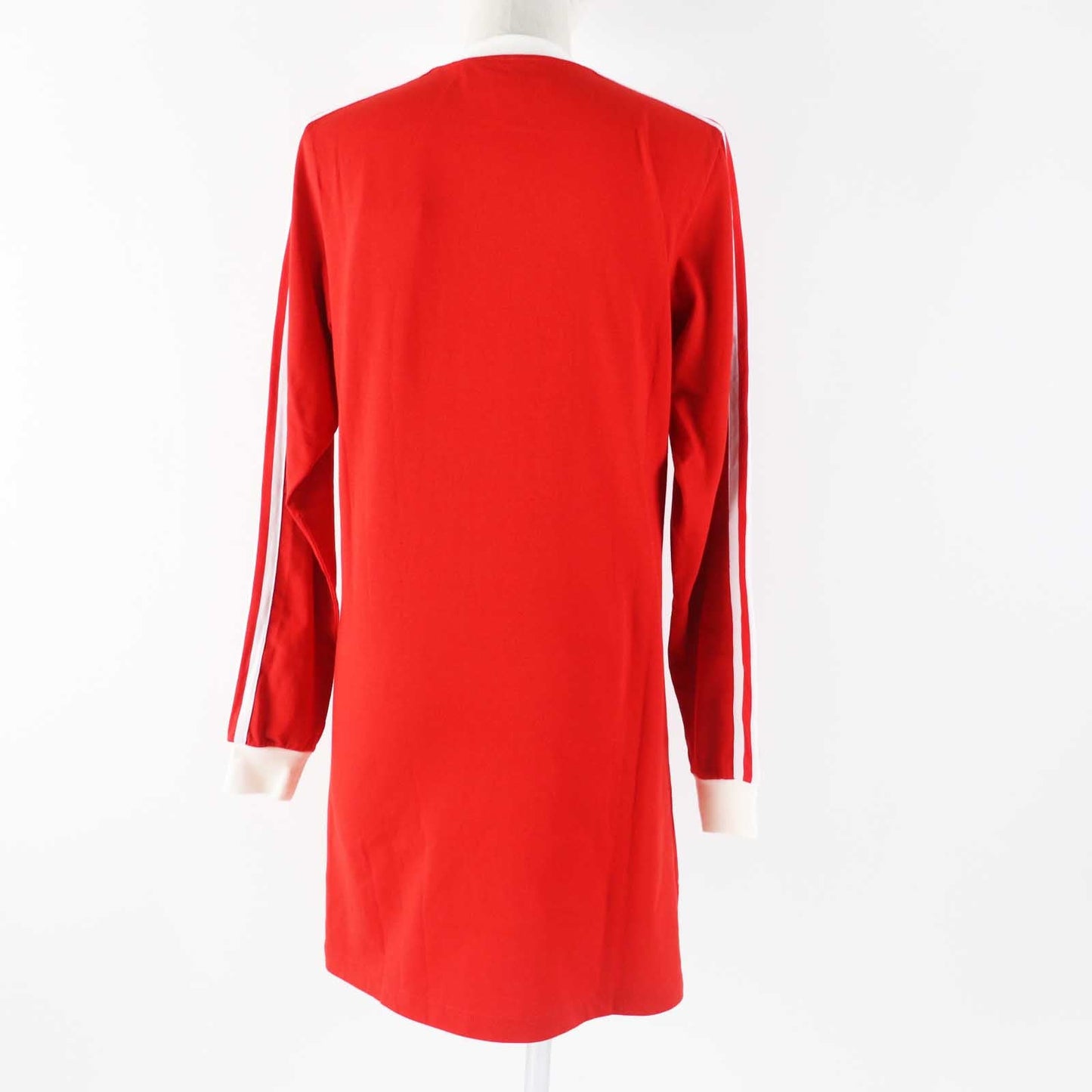 Luxury Gucci Trending 2025 Adidas Cotton T-shirt Dress XS Red White