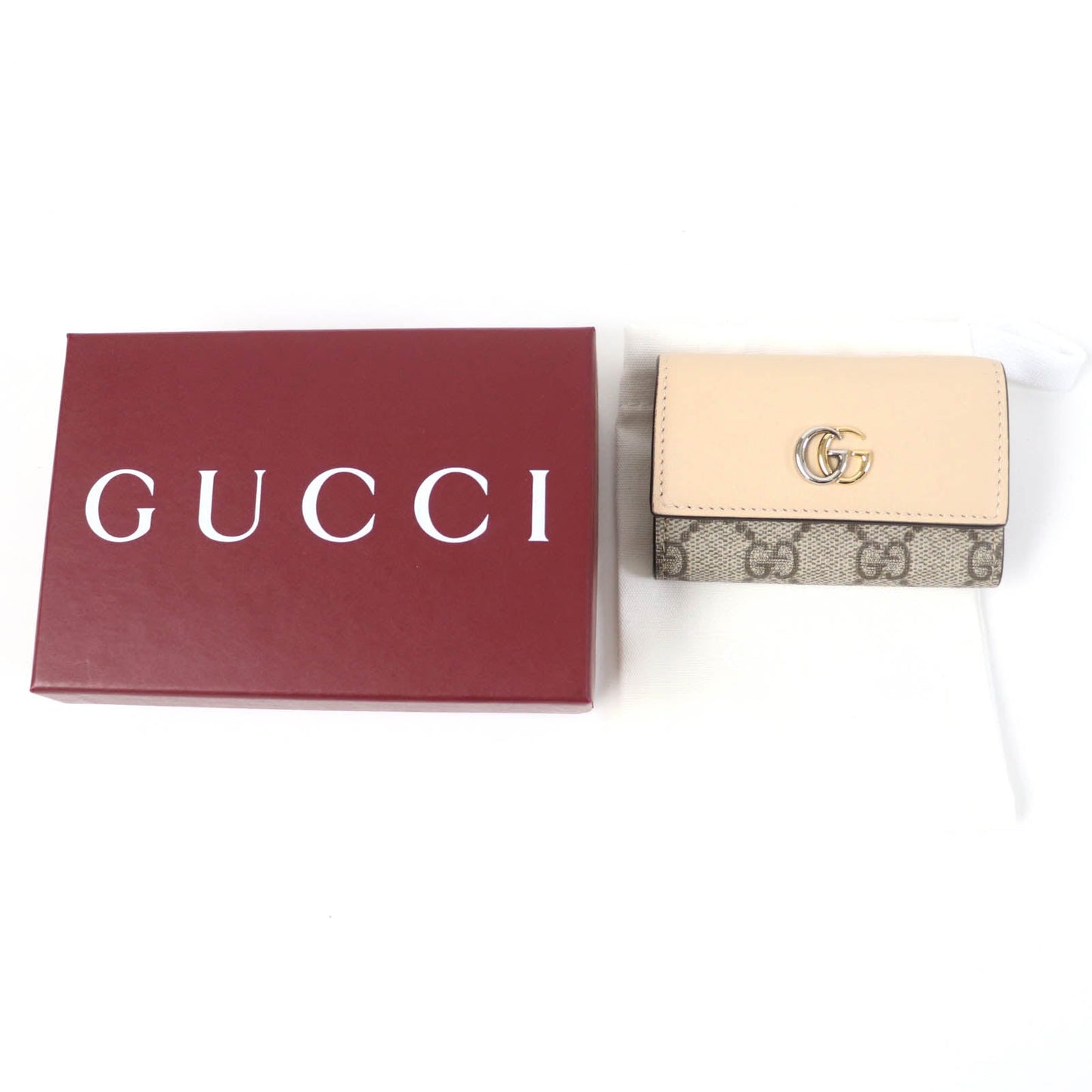 Luxury Gucci Trending 2025 Double G Key Holder Leather GG Supreme