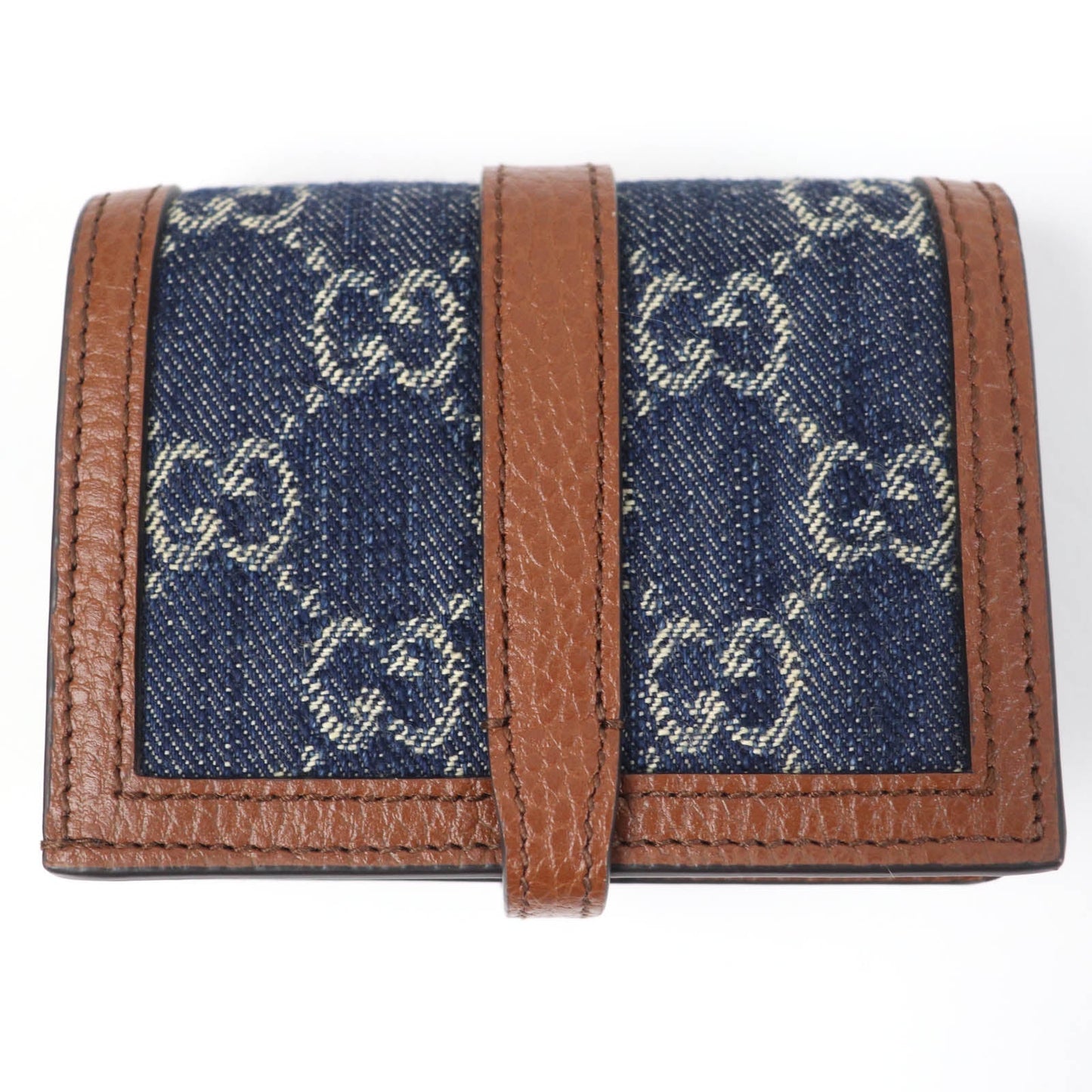 Luxury Gucci Trending 2025 Jackie 1961 Card Case Wallet Denim