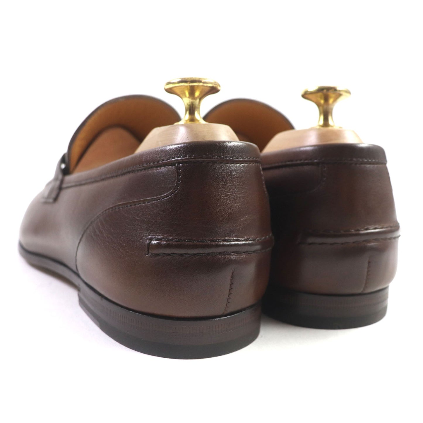 Luxury Gucci Trending 2025 Jordaan Leather Loafers Brown 406994