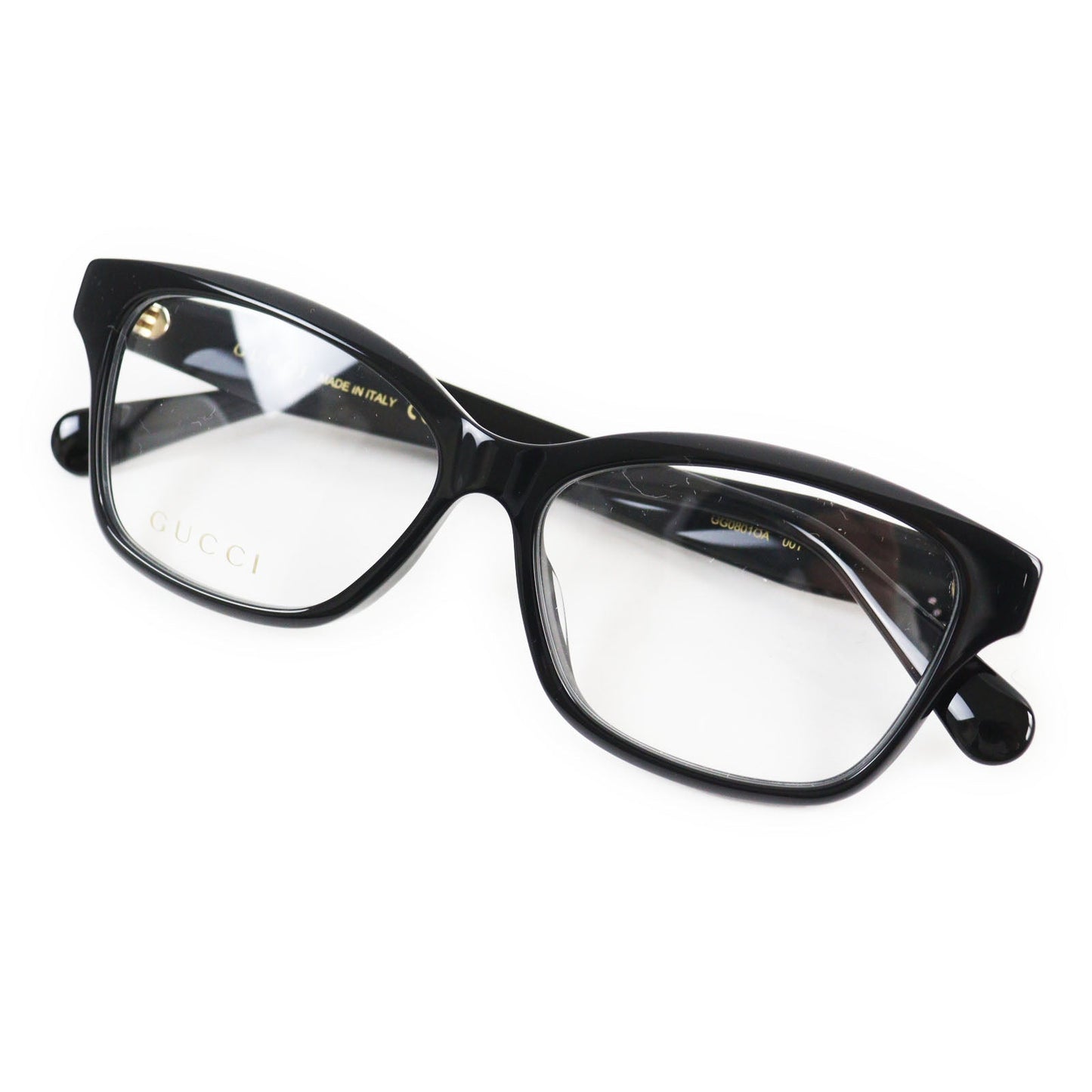 Luxury Gucci Trending 2025 Interlocking G Glasses Black Gold