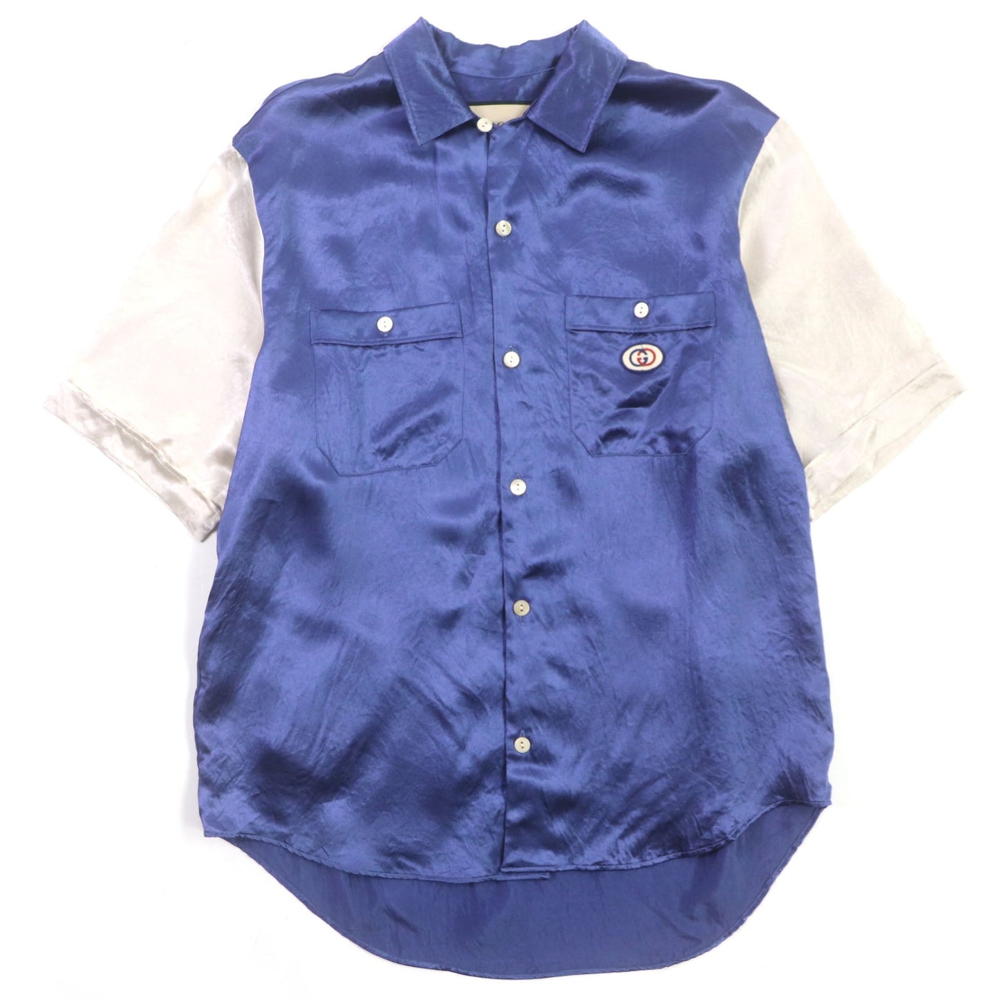 Luxury Gucci Trending 2025 21AW 654894 Acetate Short Sleeve Shirt