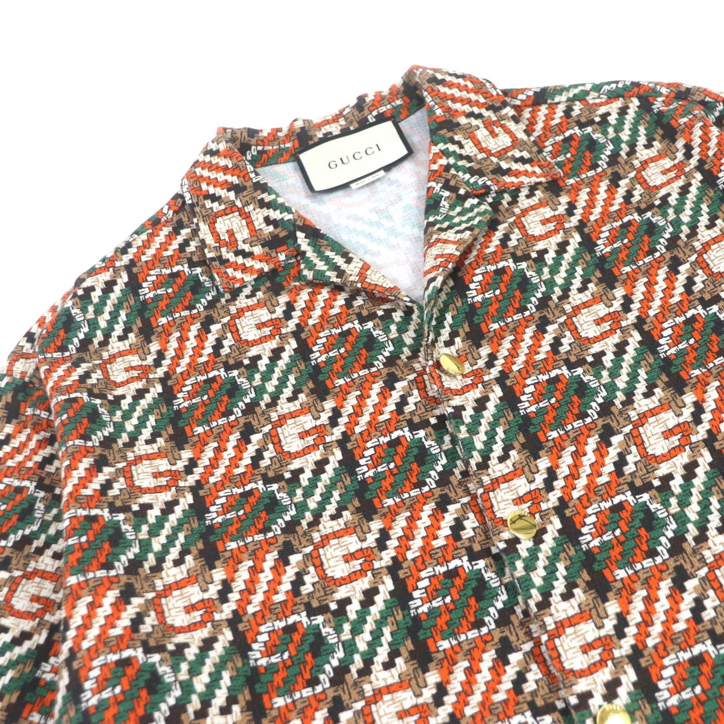 Luxury Gucci Trending 2025 G Logo Print Bowling Shirt & Shorts Set
