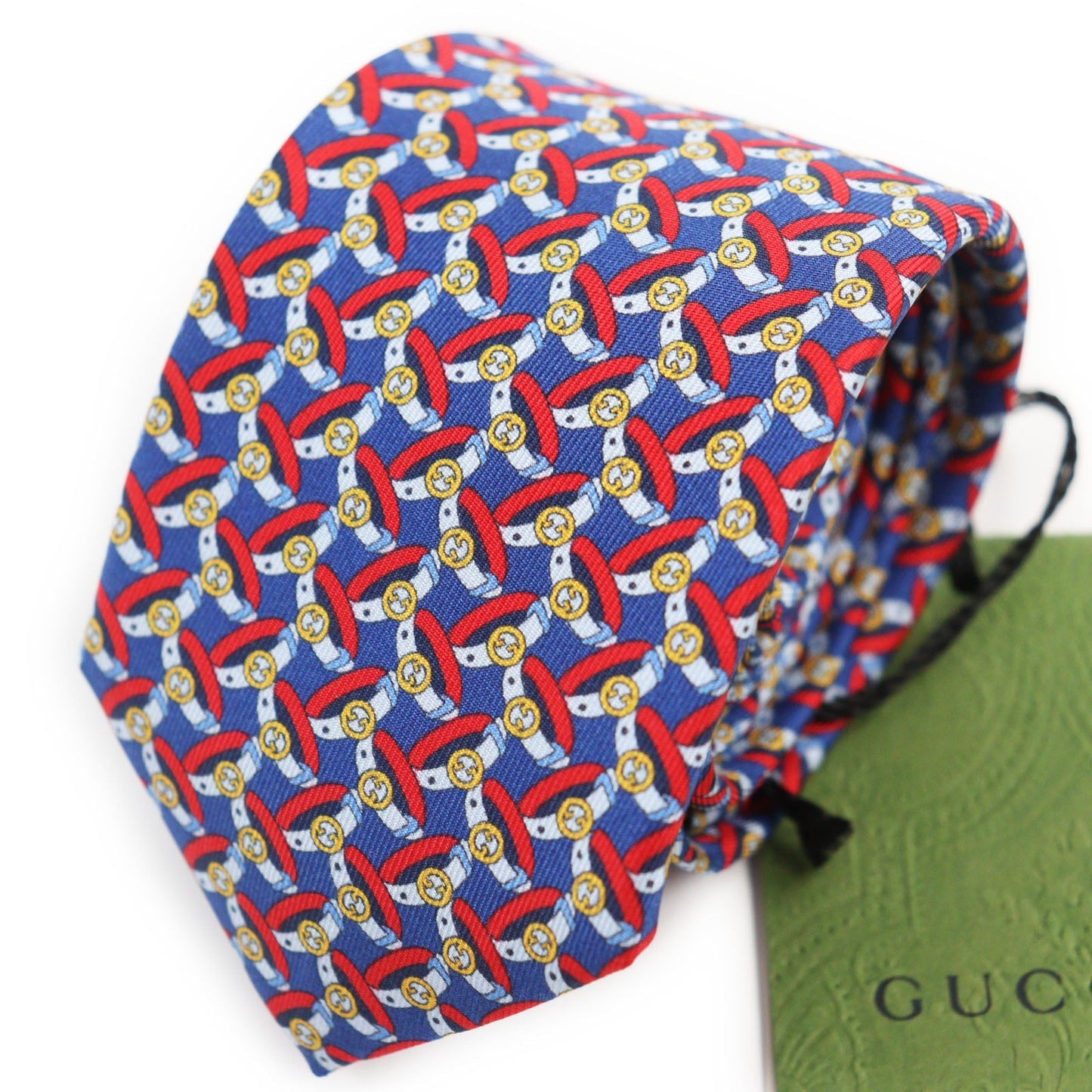 Luxury Gucci Trending 2025 Silk GG Belt Pattern Tie