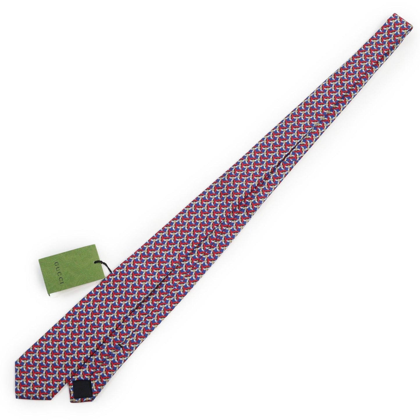 Luxury Gucci Trending 2025 Silk GG Belt Pattern Tie