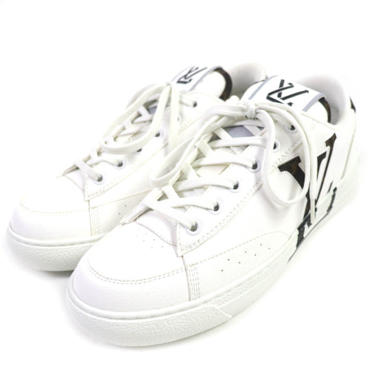 LOUIS VUITTON sneakers leather White brown Charlie line 38