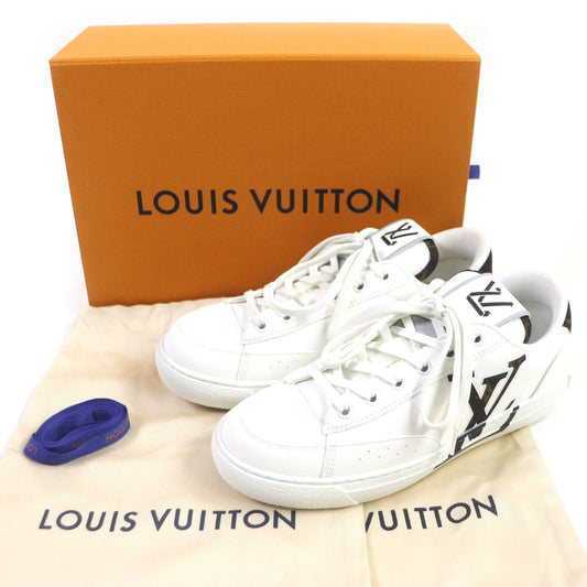 LOUIS VUITTON sneakers leather White brown Charlie line 38