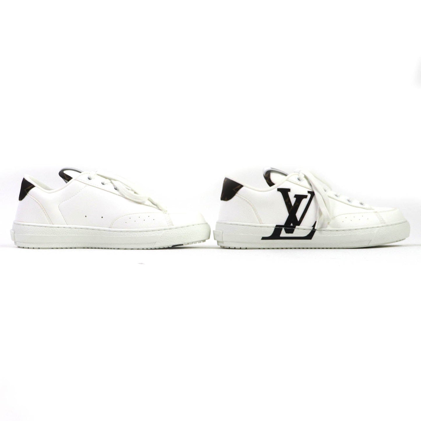 LOUIS VUITTON sneakers leather White brown Charlie line 38