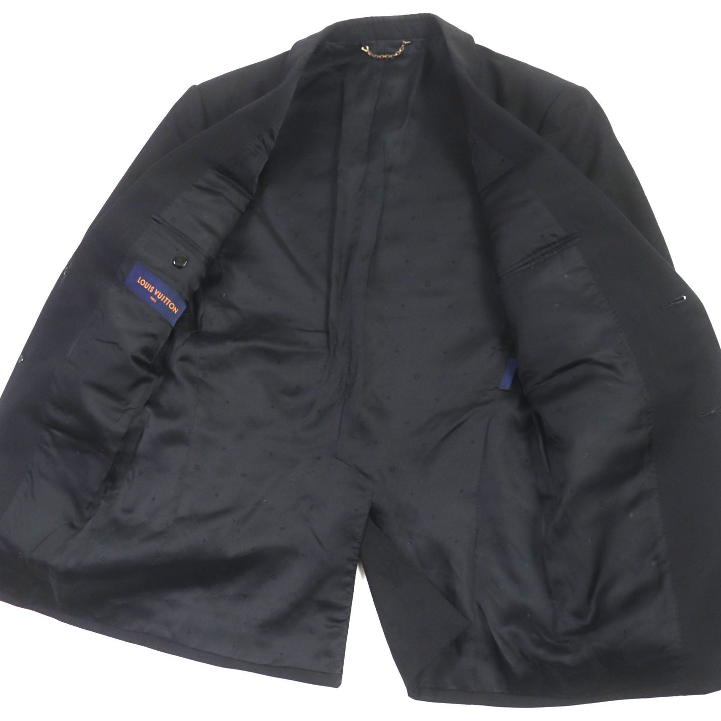 Louis Vuitton Wool Silk Blend Tailored Jacket