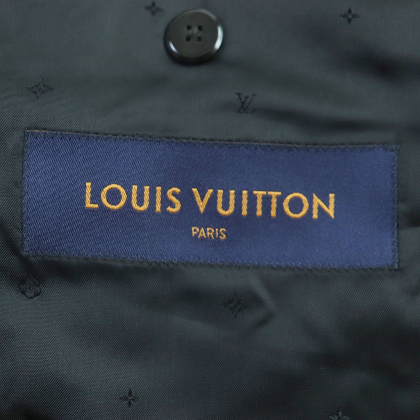 Louis Vuitton Wool Silk Blend Tailored Jacket