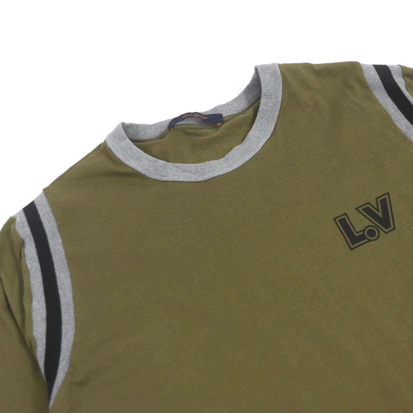Louis Vuitton ALOHA LV Logo T-shirt Khaki L