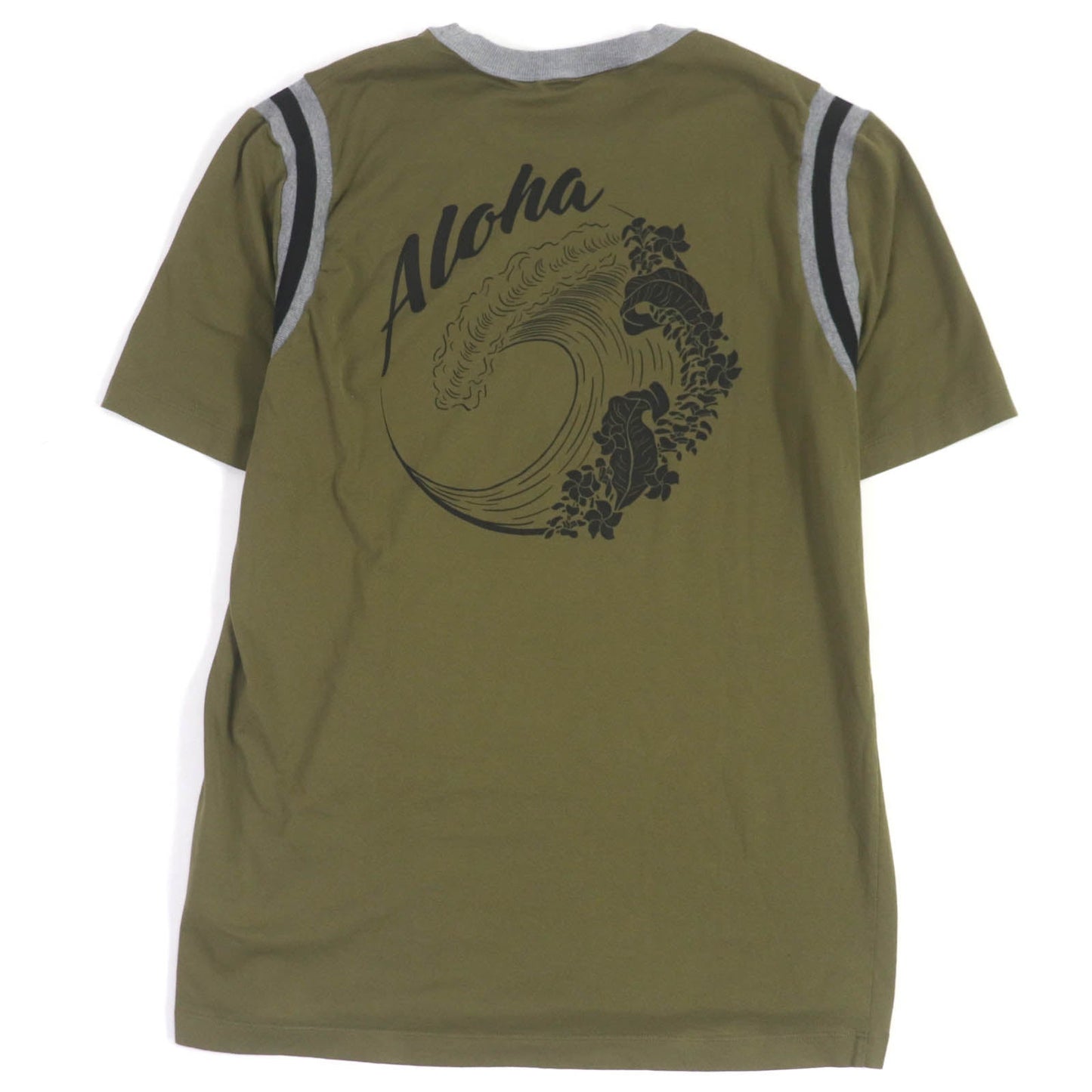 LOUIS VUITTON Short sleeve T-shirt cotton khaki L