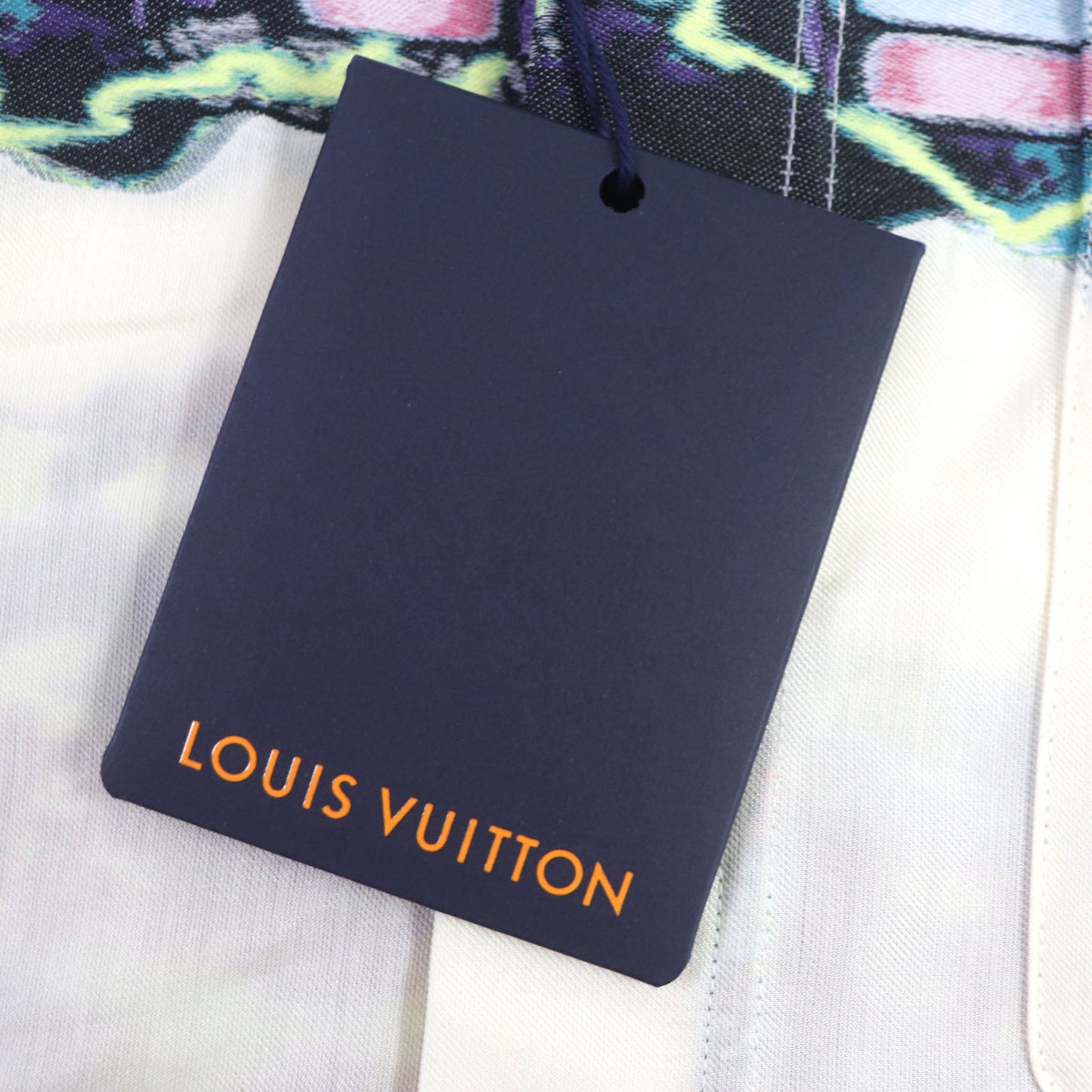 Louis Vuitton Graffiti Stand Collar Shirt S