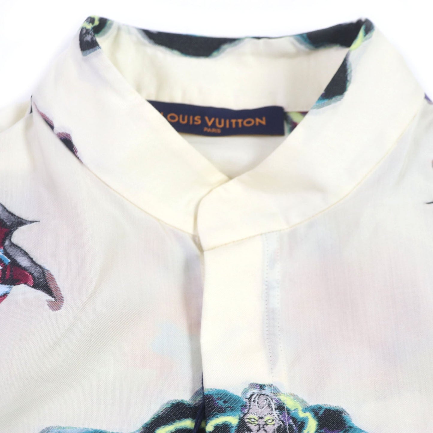 Louis Vuitton Graffiti Stand Collar Shirt S