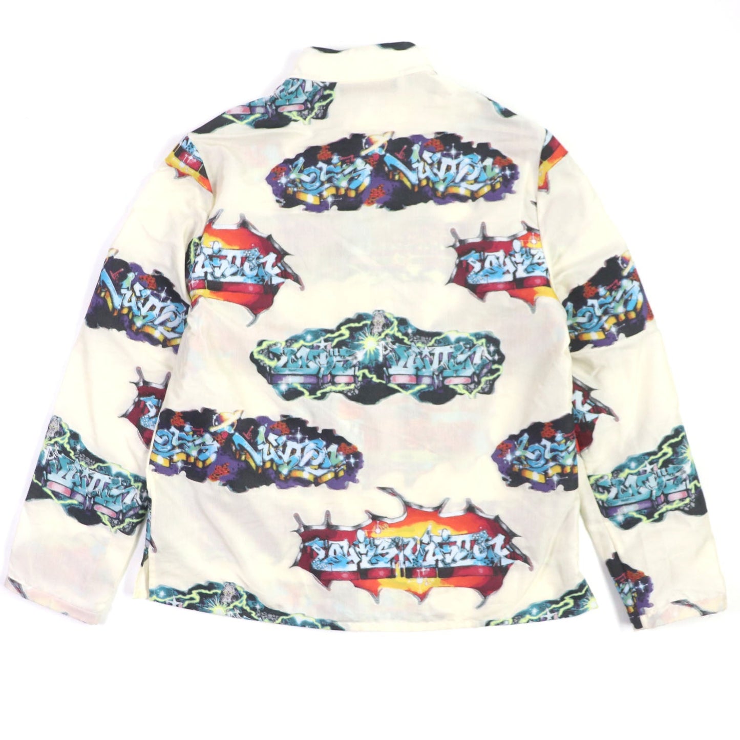 Louis Vuitton Graffiti Stand Collar Shirt S