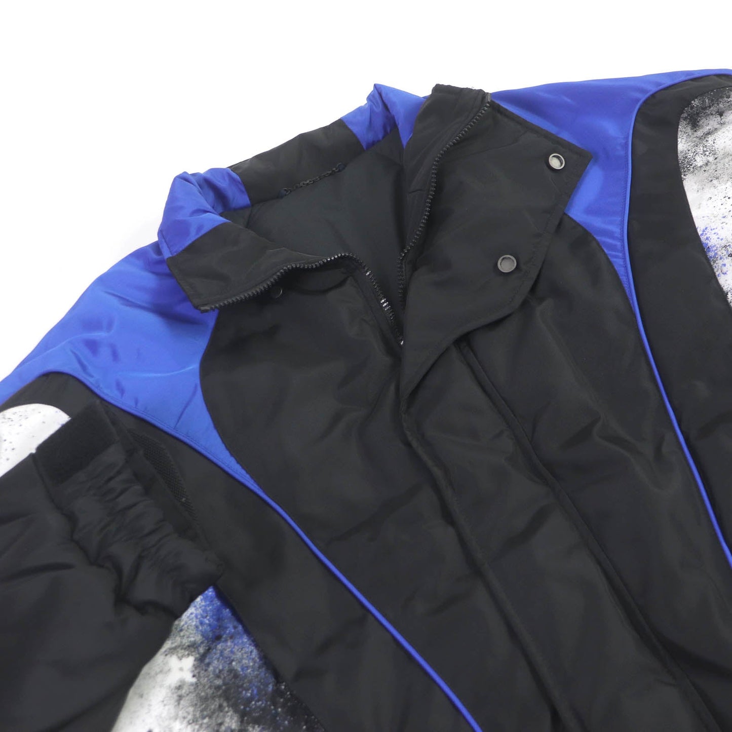 LOUIS VUITTON Nylon jacket HIB30WRWK cotton Black blue 52