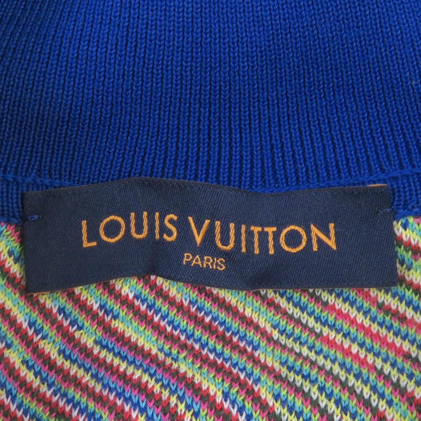 Louis Vuitton Distorted Monogram Half Zip Knit Sweater