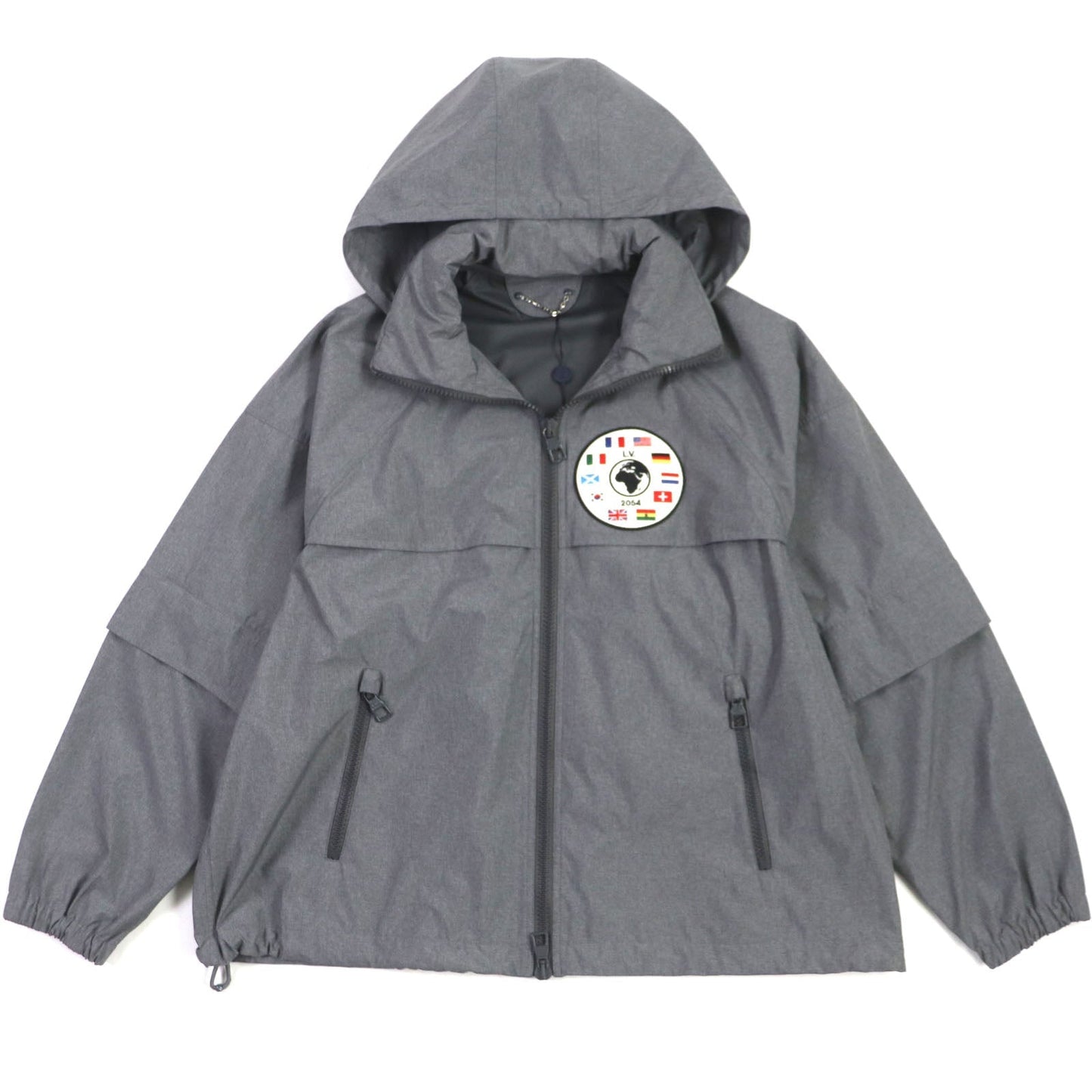 Louis Vuitton 2WAY Windbreaker Jacket Gray