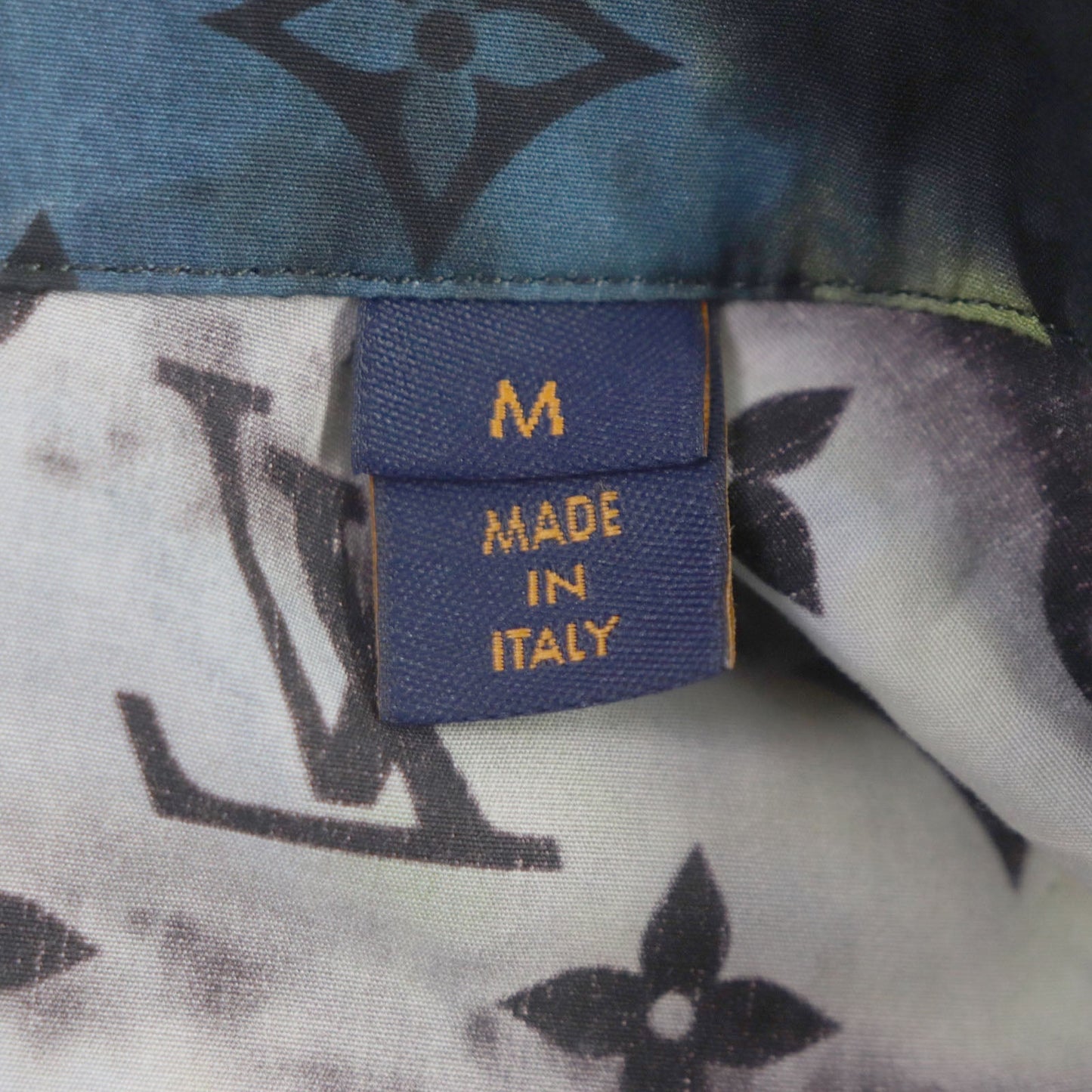Louis Vuitton Tie-dye Monogram Zip-up Shirt