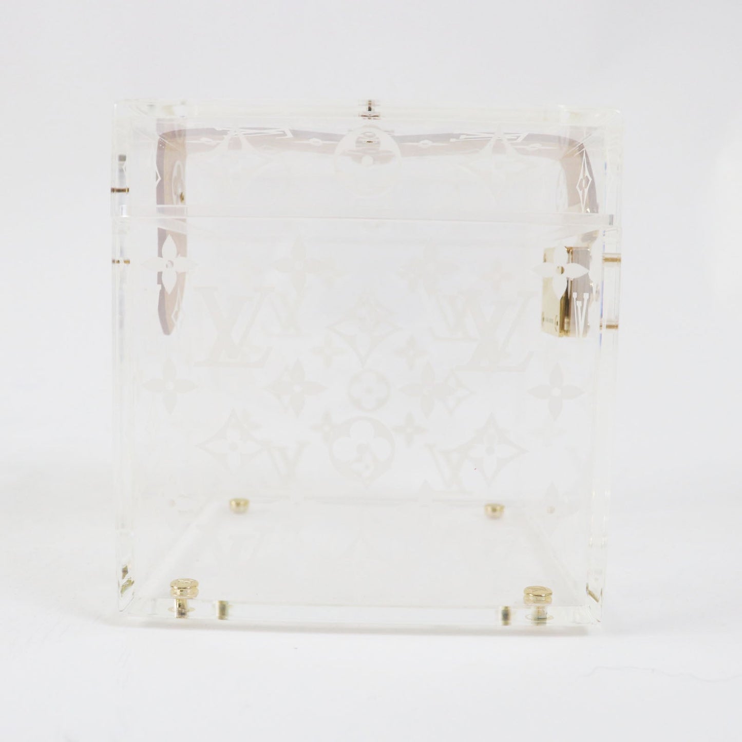 Louis Vuitton Boite Scott Cube Leather Box