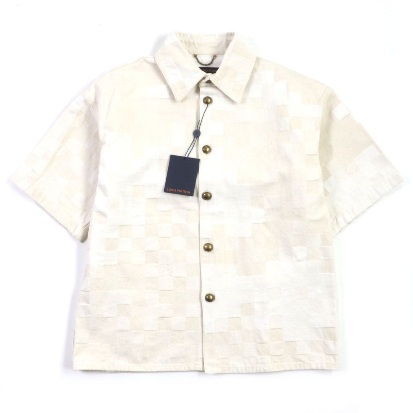 Louis Vuitton Damier Cotton Logo Shirt Jacket
