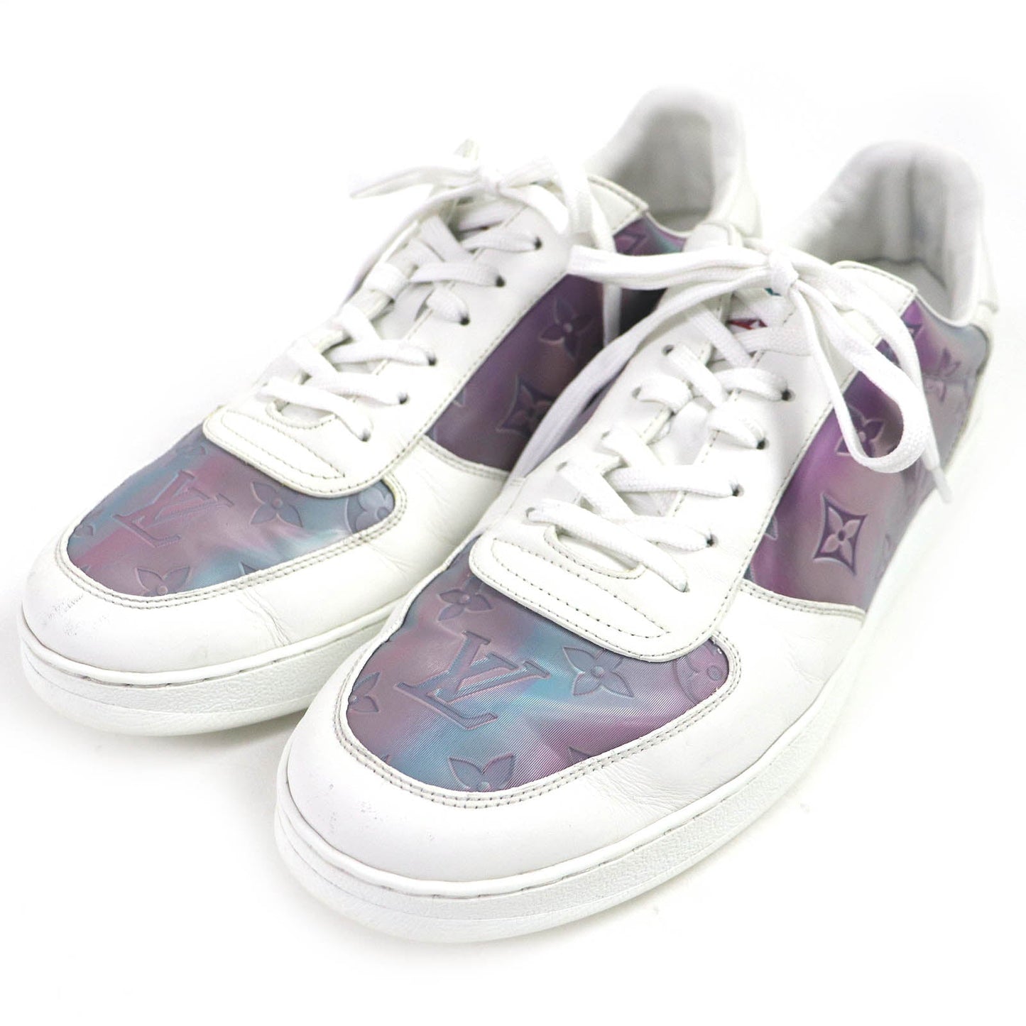 Louis Vuitton Rivoli Monogram Leather Sneakers 8.5