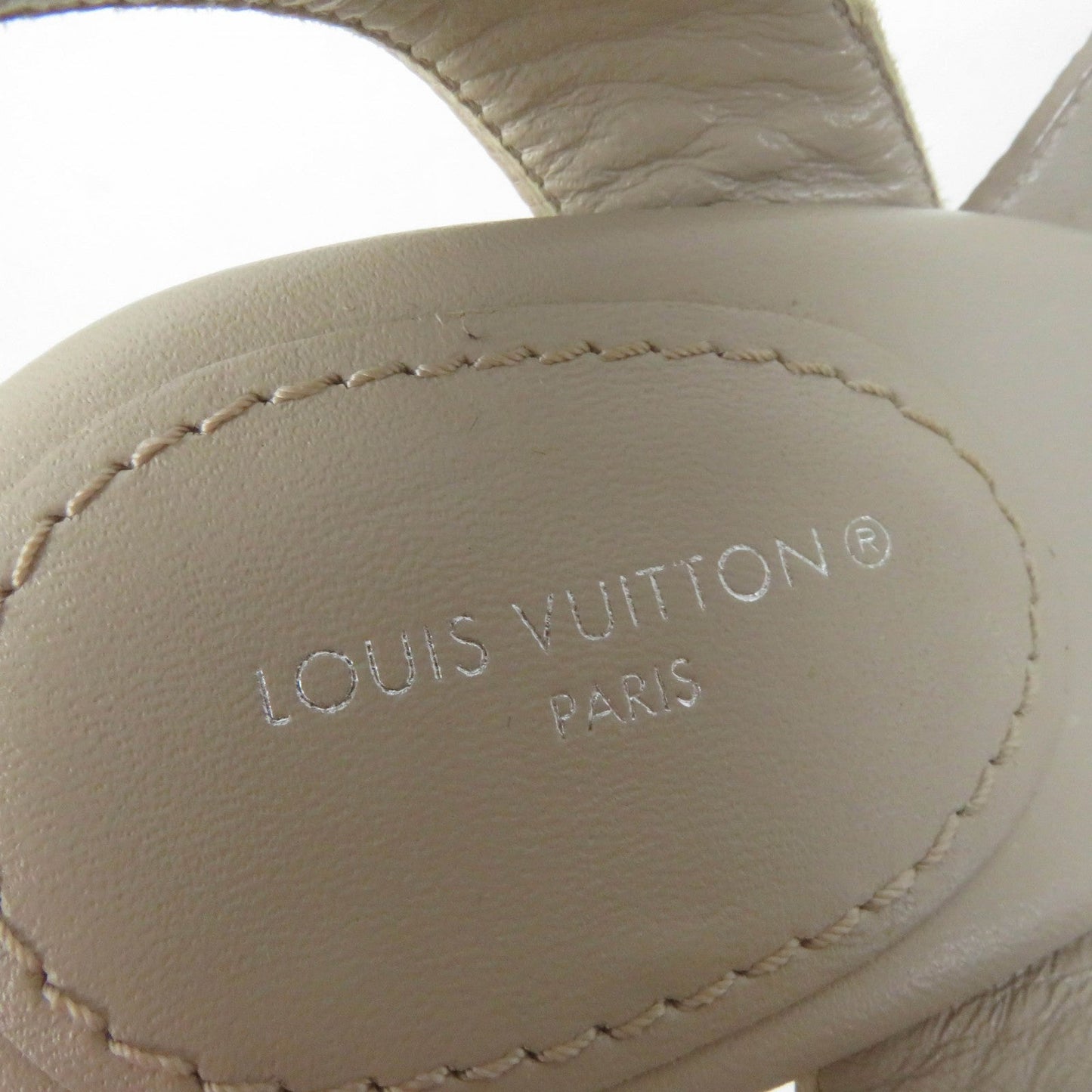 Louis Vuitton Starboard Lines Leather Sandals