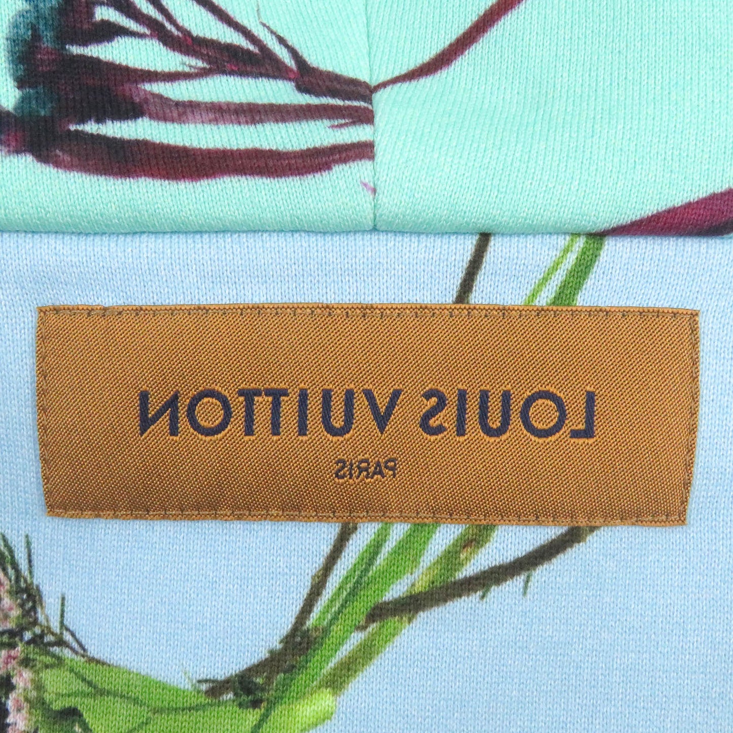 LOUIS VUITTON Hoodie cotton Blue type S