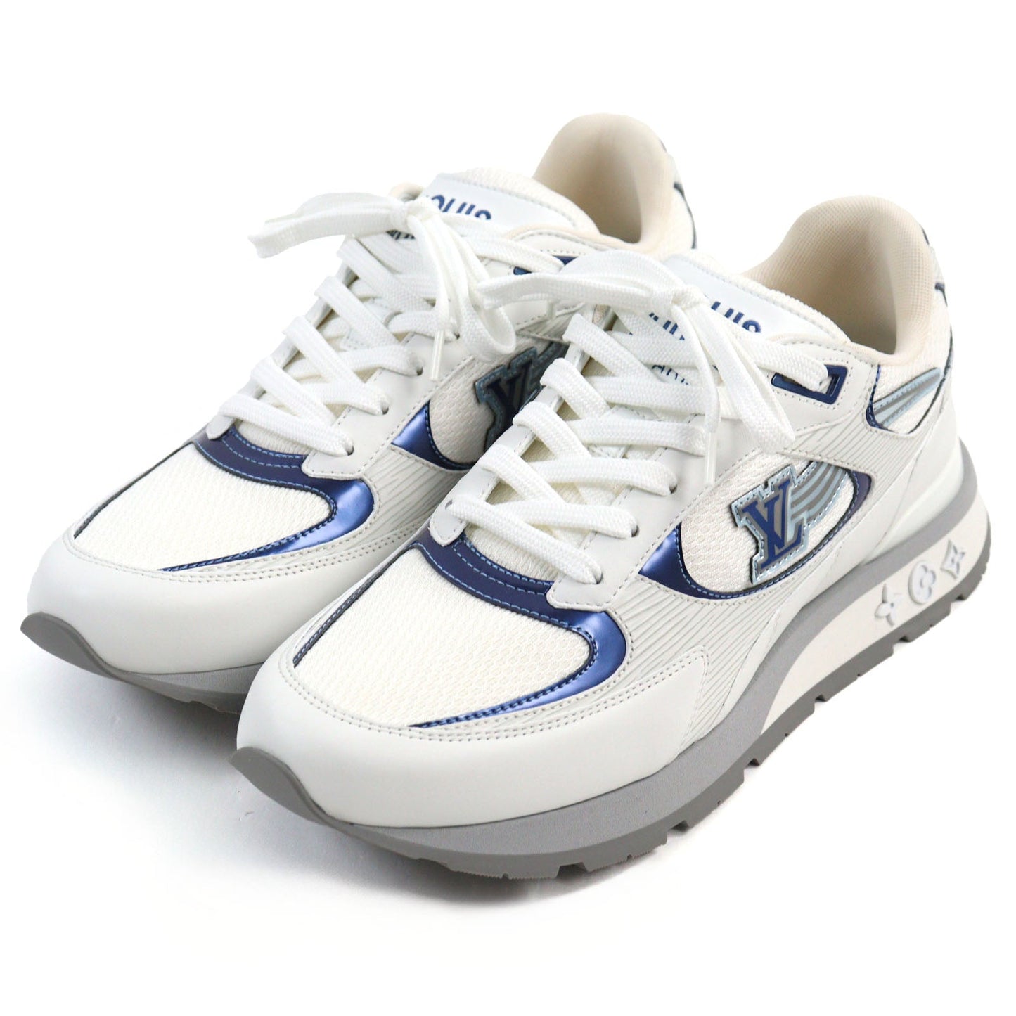 LOUIS VUITTON sneakers leather White type LV Runaway Line 6.5